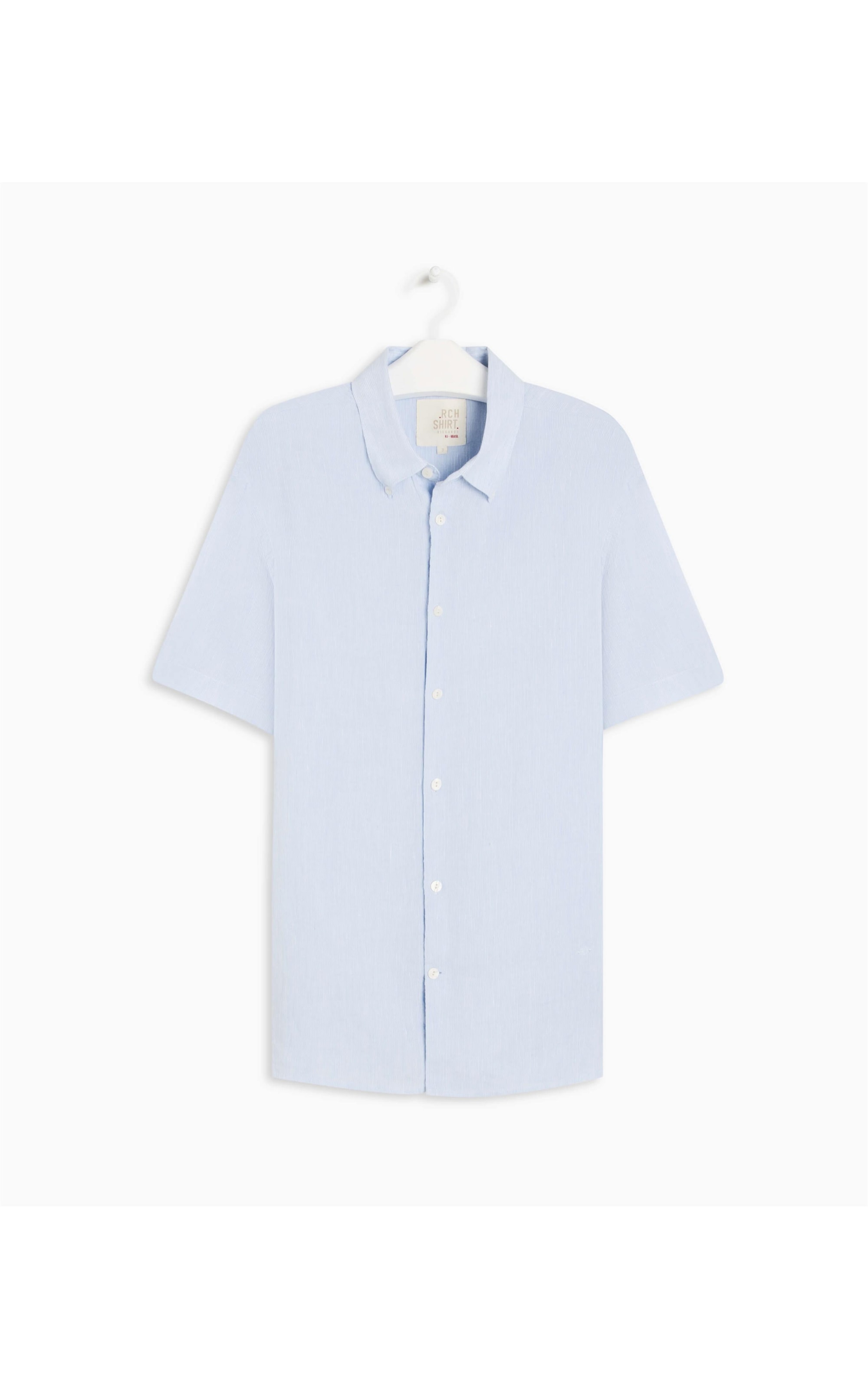 Camisa Linho  Enzo Azul Bic