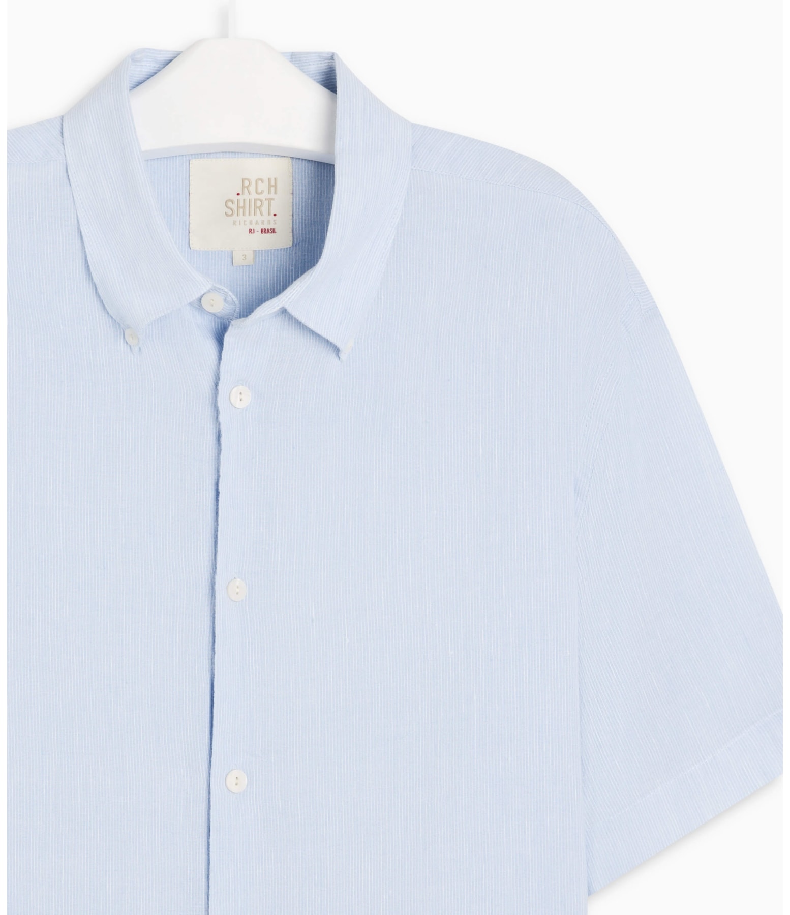 Camisa Linho  Enzo Azul Bic