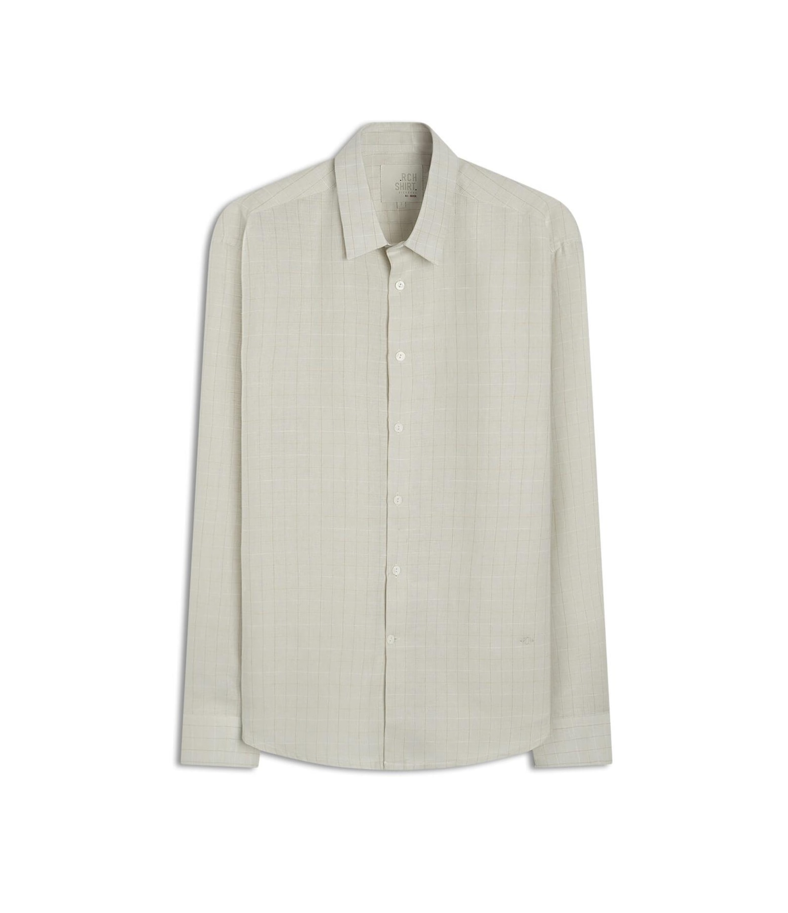 Camisa Linho  Enzo Cinza Claro