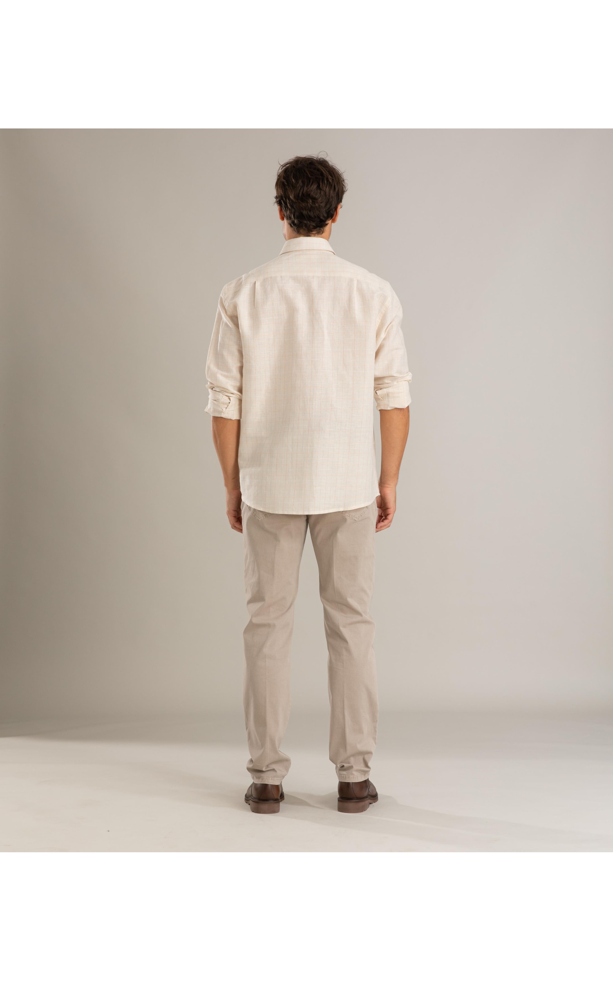 Camisa Linho  Enzo Natural