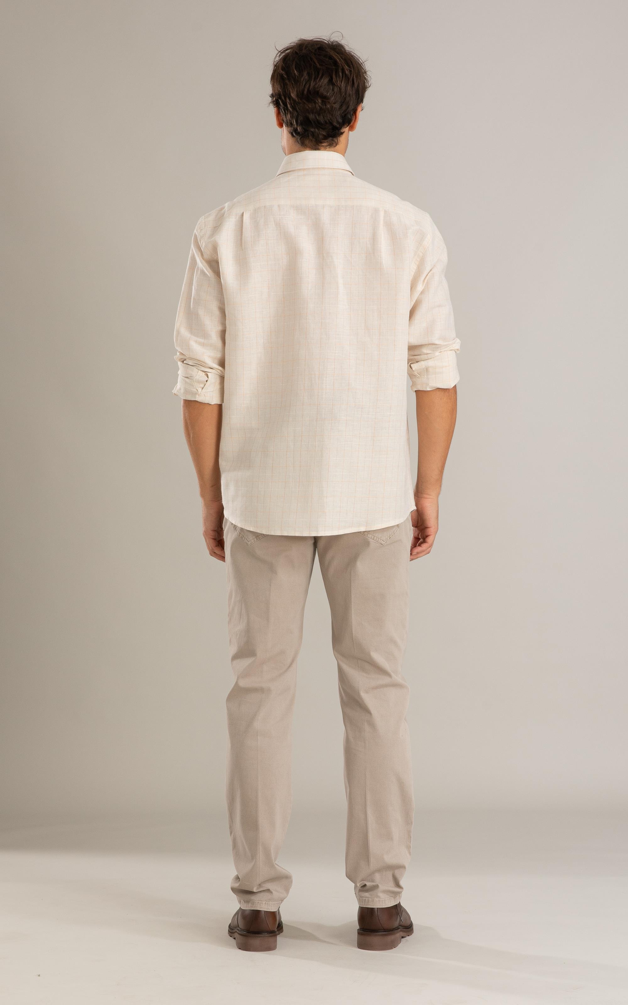 Camisa Linho  Enzo Natural