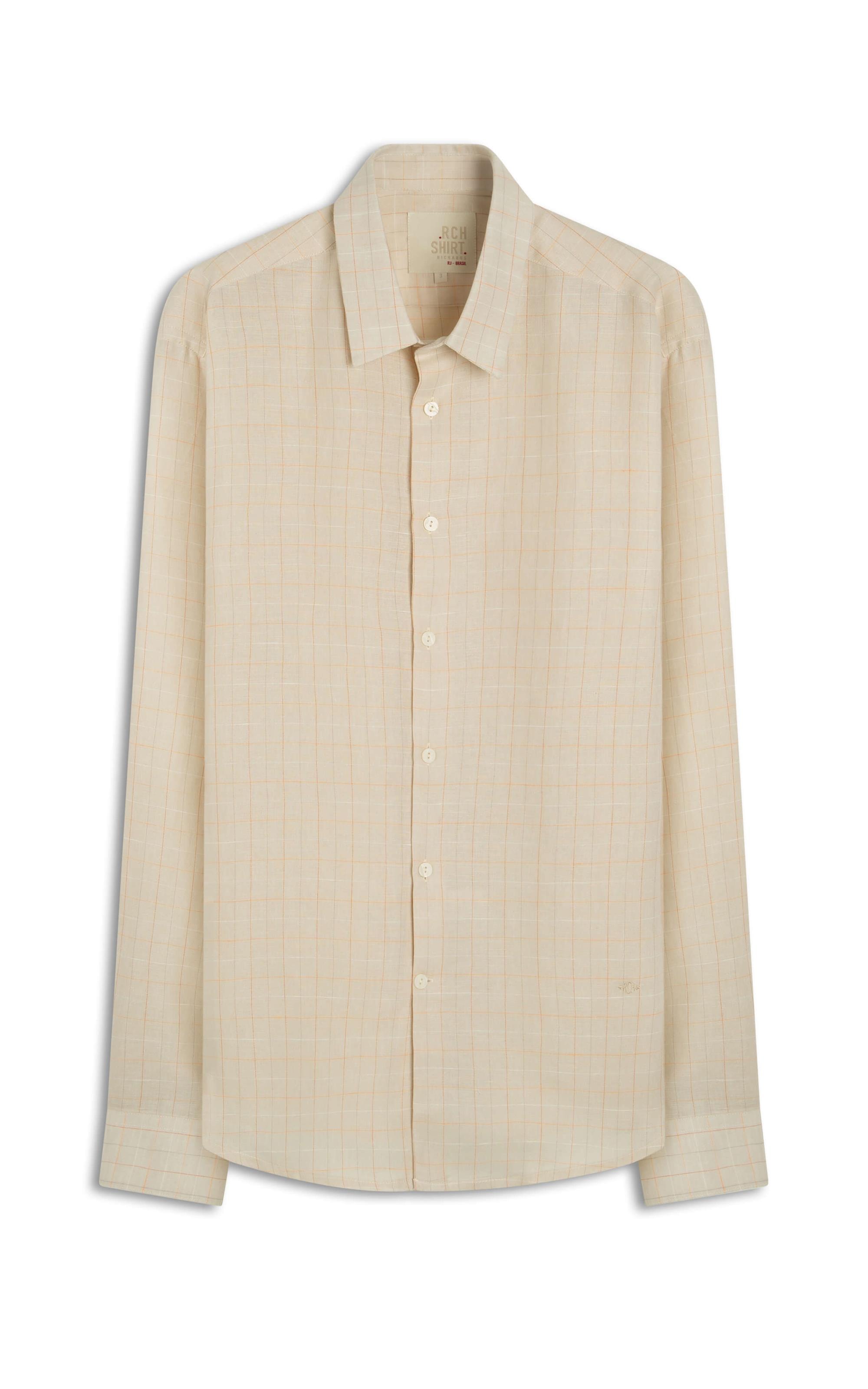 Camisa Linho  Enzo Natural