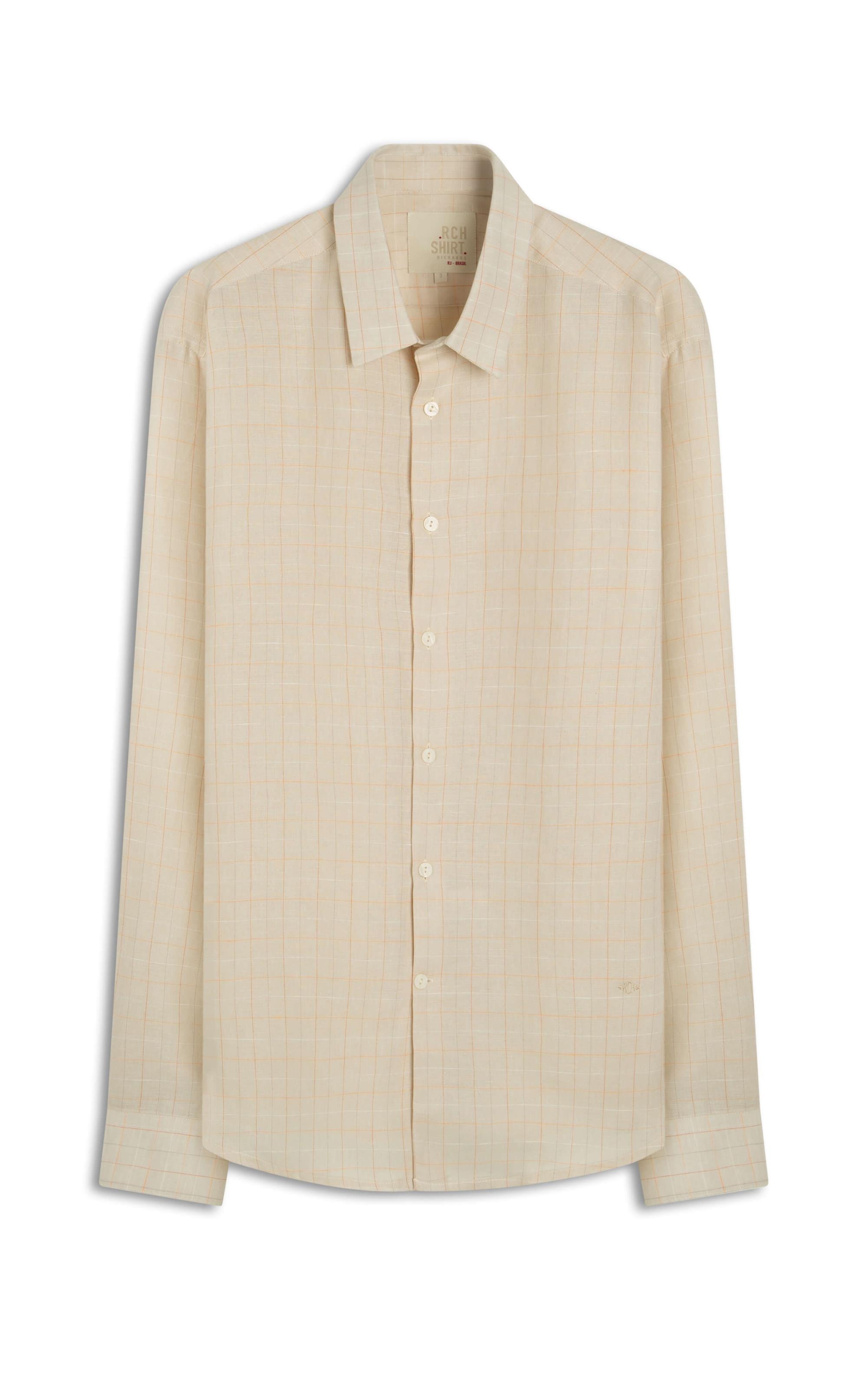 Camisa Linho  Enzo Natural