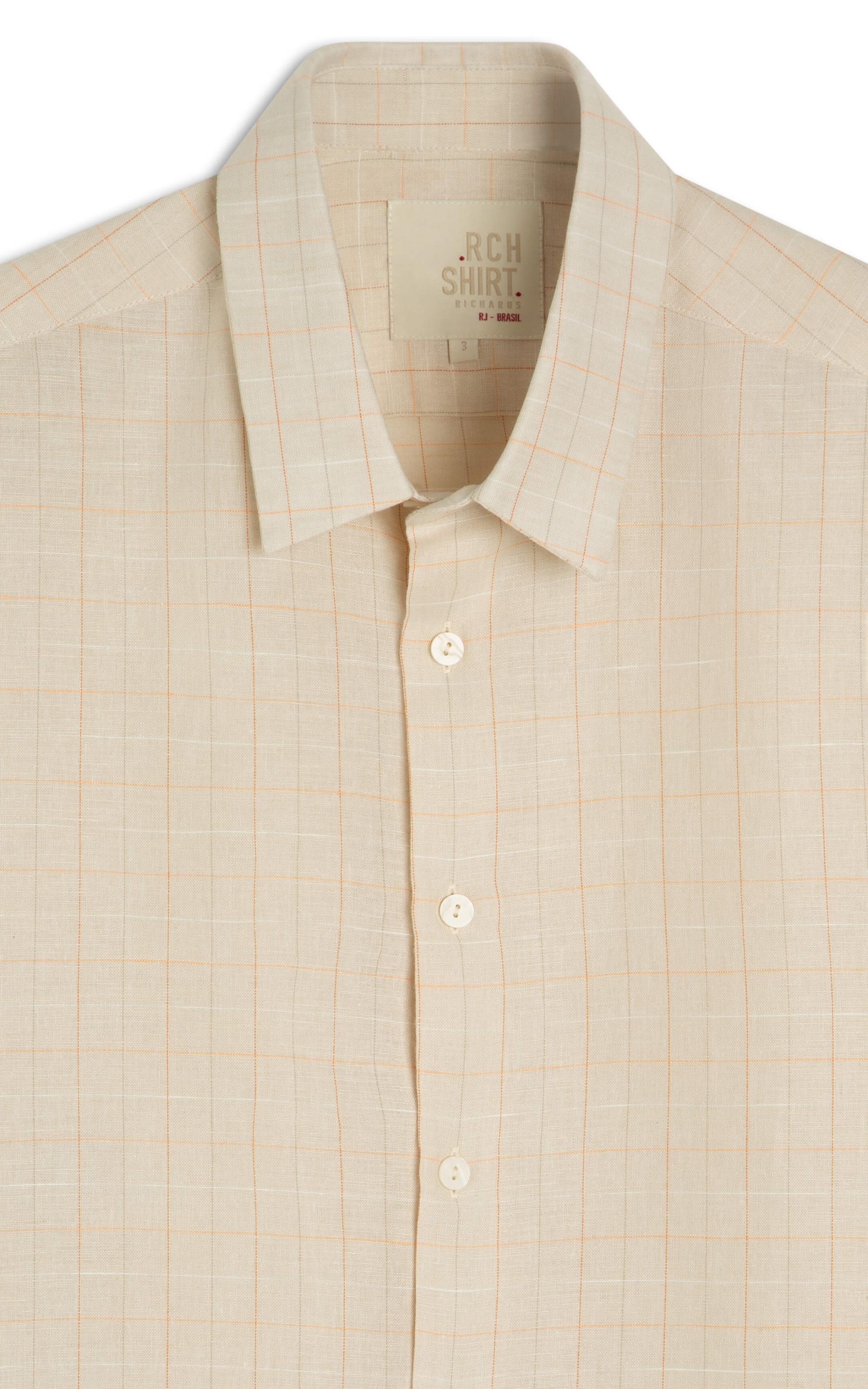 Camisa Linho  Enzo Natural