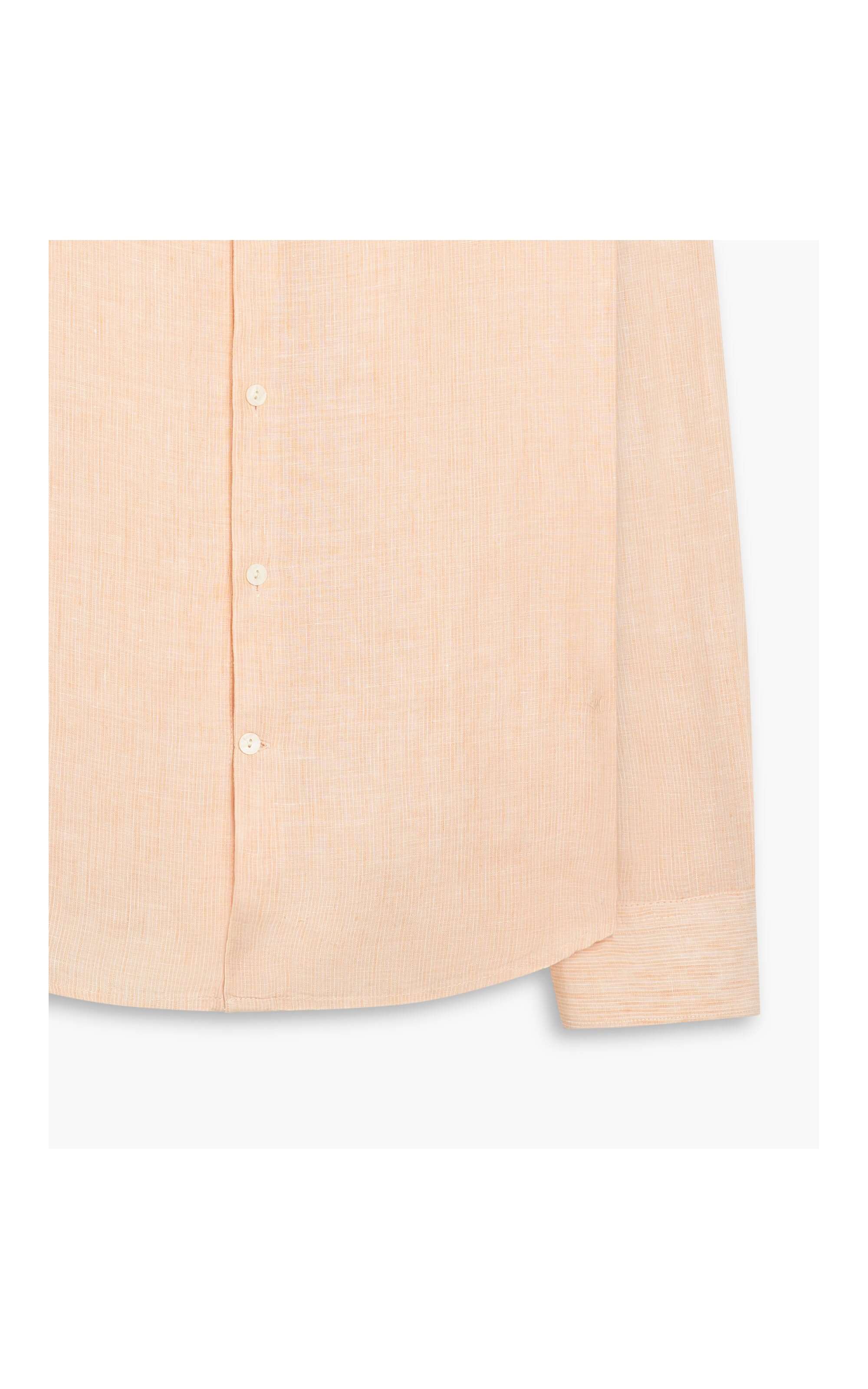 Camisa Linho  Enzo Puro  Ml Laranja