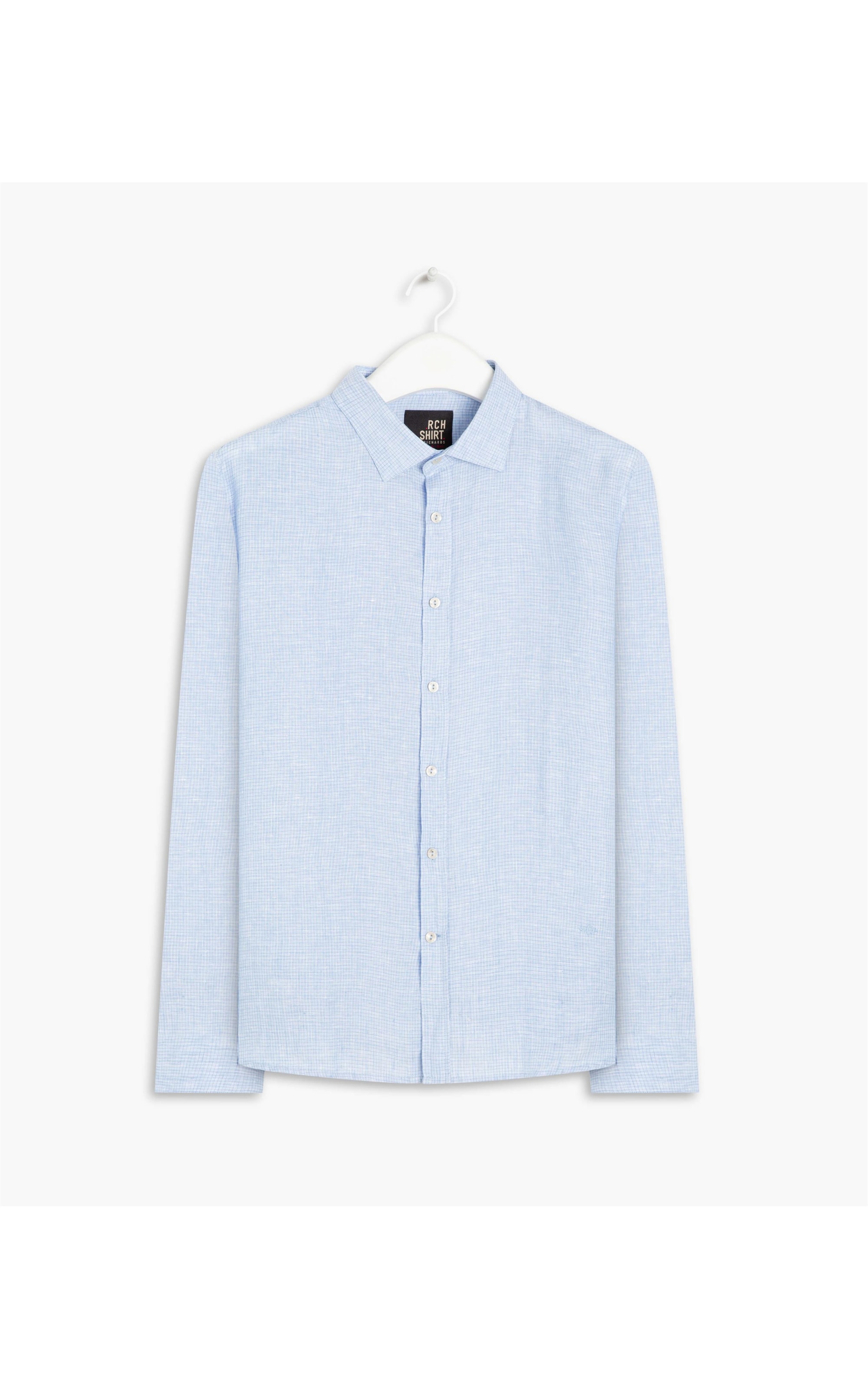 Camisa Linho  Erasmo Azul Jeans