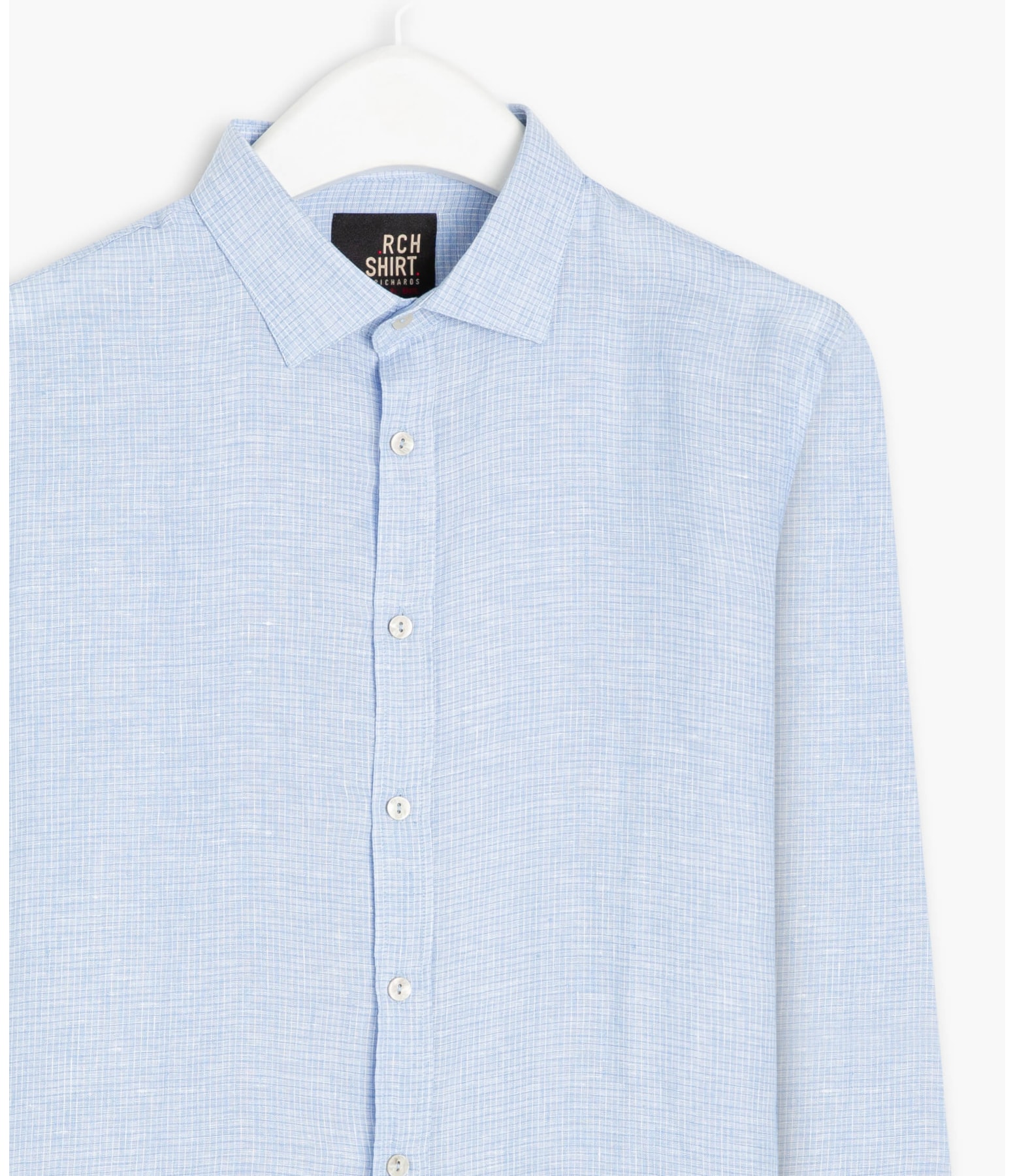Camisa Linho  Erasmo Azul Jeans
