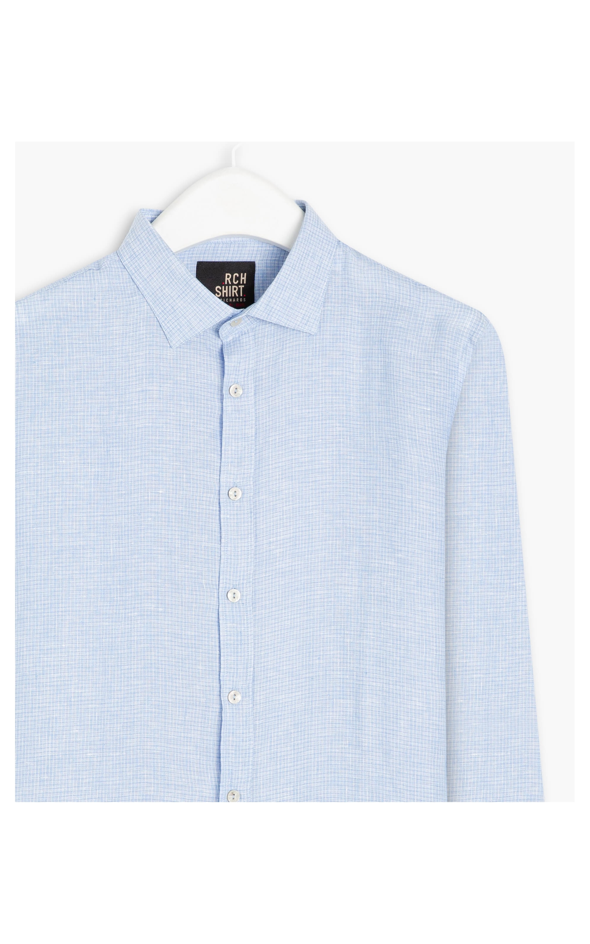 Camisa Linho  Erasmo Azul Jeans