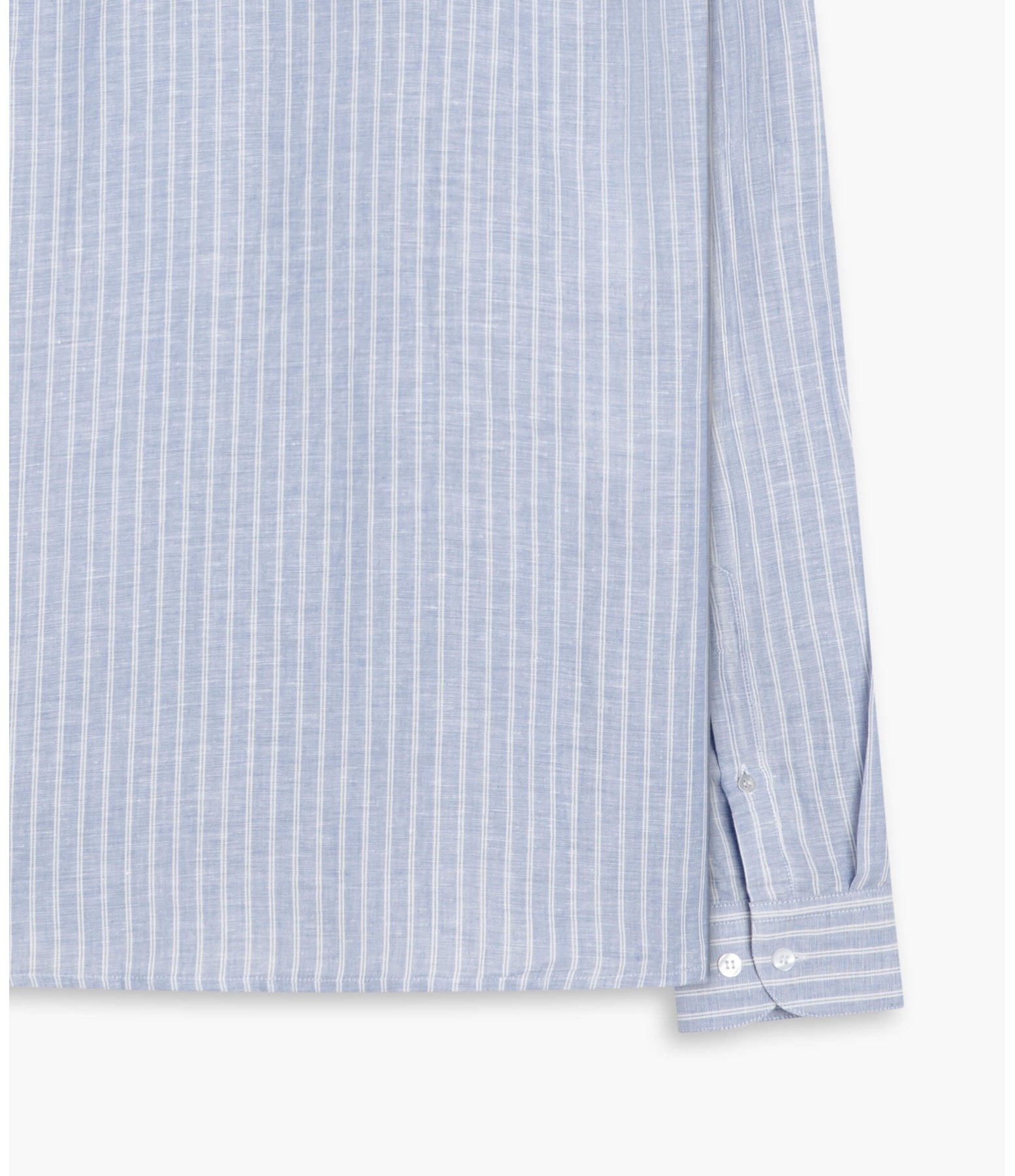 Camisa Linho  Esalen Azul Bic