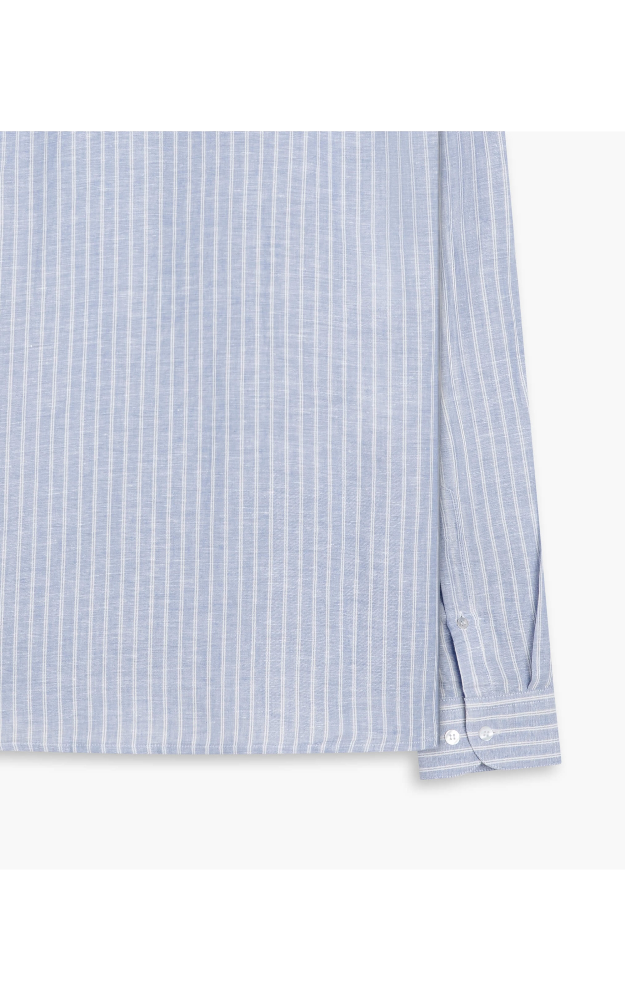 Camisa Linho  Esalen Azul Bic