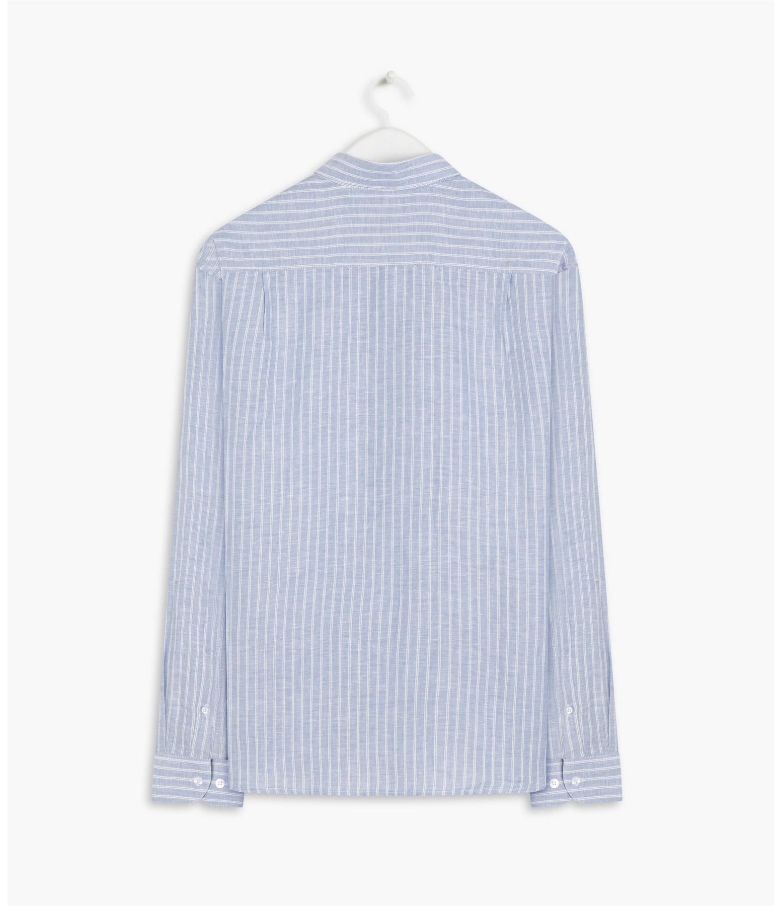 Camisa Linho  Esalen Azul Bic