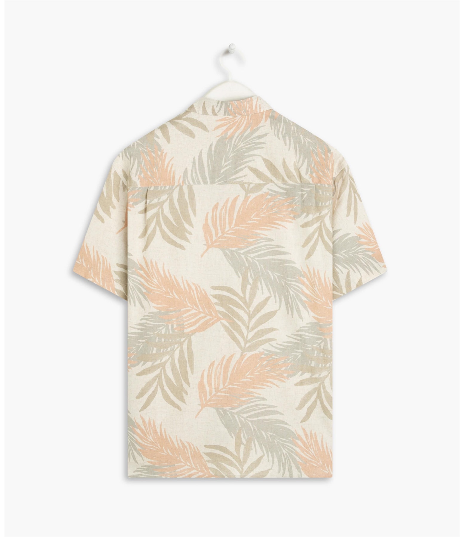 Camisa Linho  Estampada Caleb Mc Rosê
