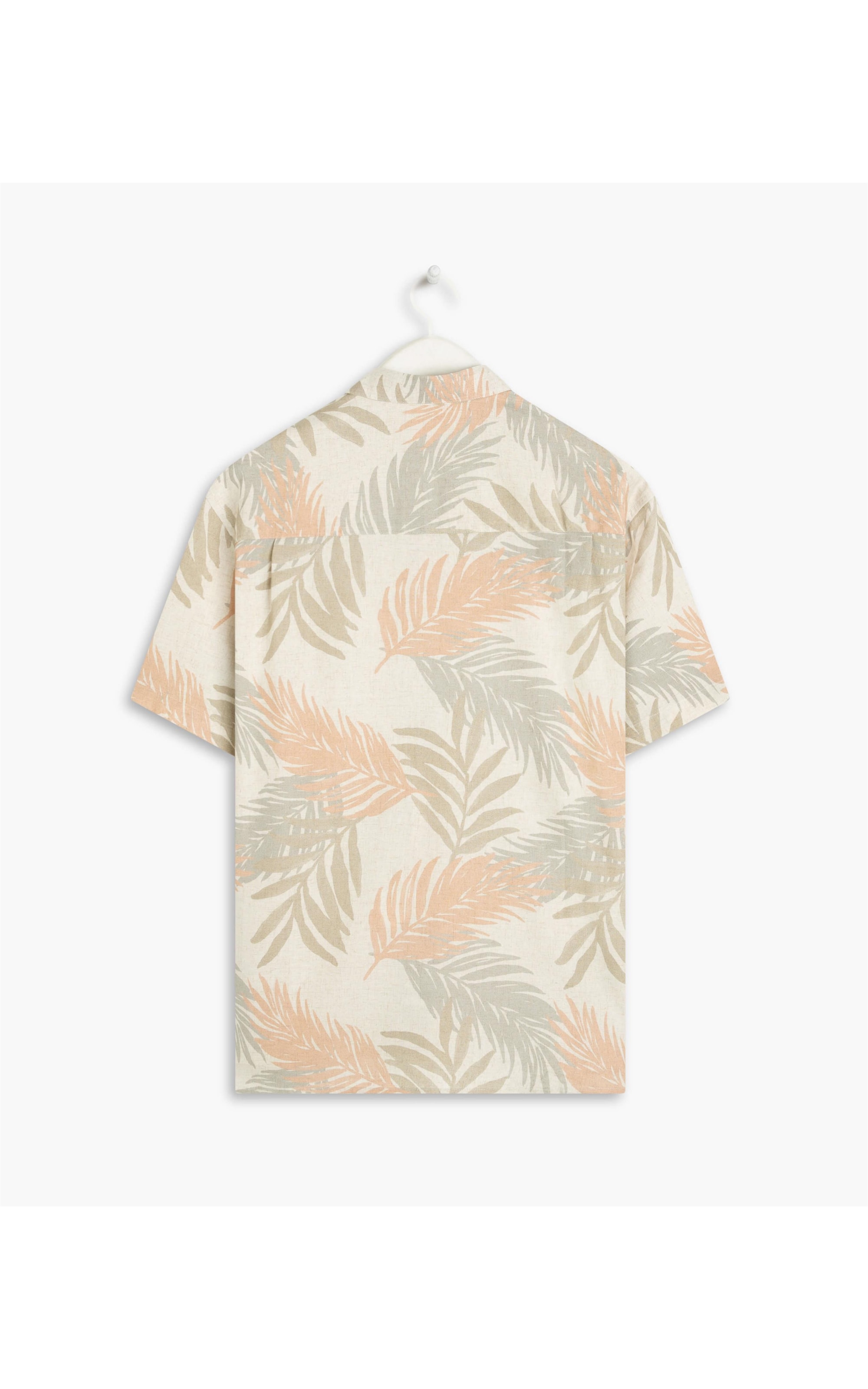 Camisa Linho  Estampada Caleb Mc Rosê