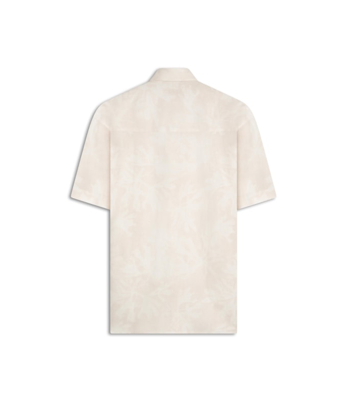 Camisa Linho Estampada Reef Mc Rosa Velho
