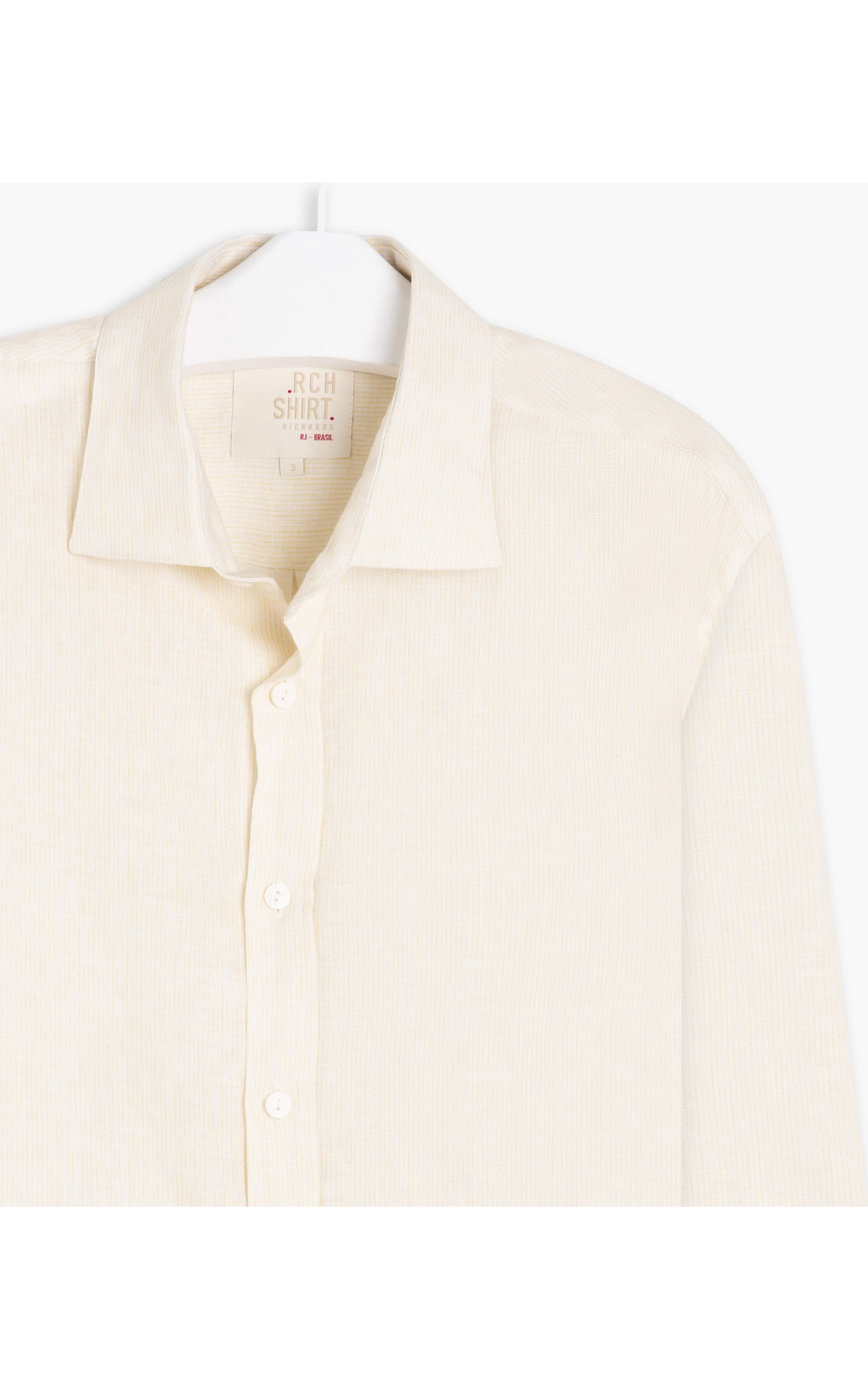 Camisa Linho  Fabio Amarelo