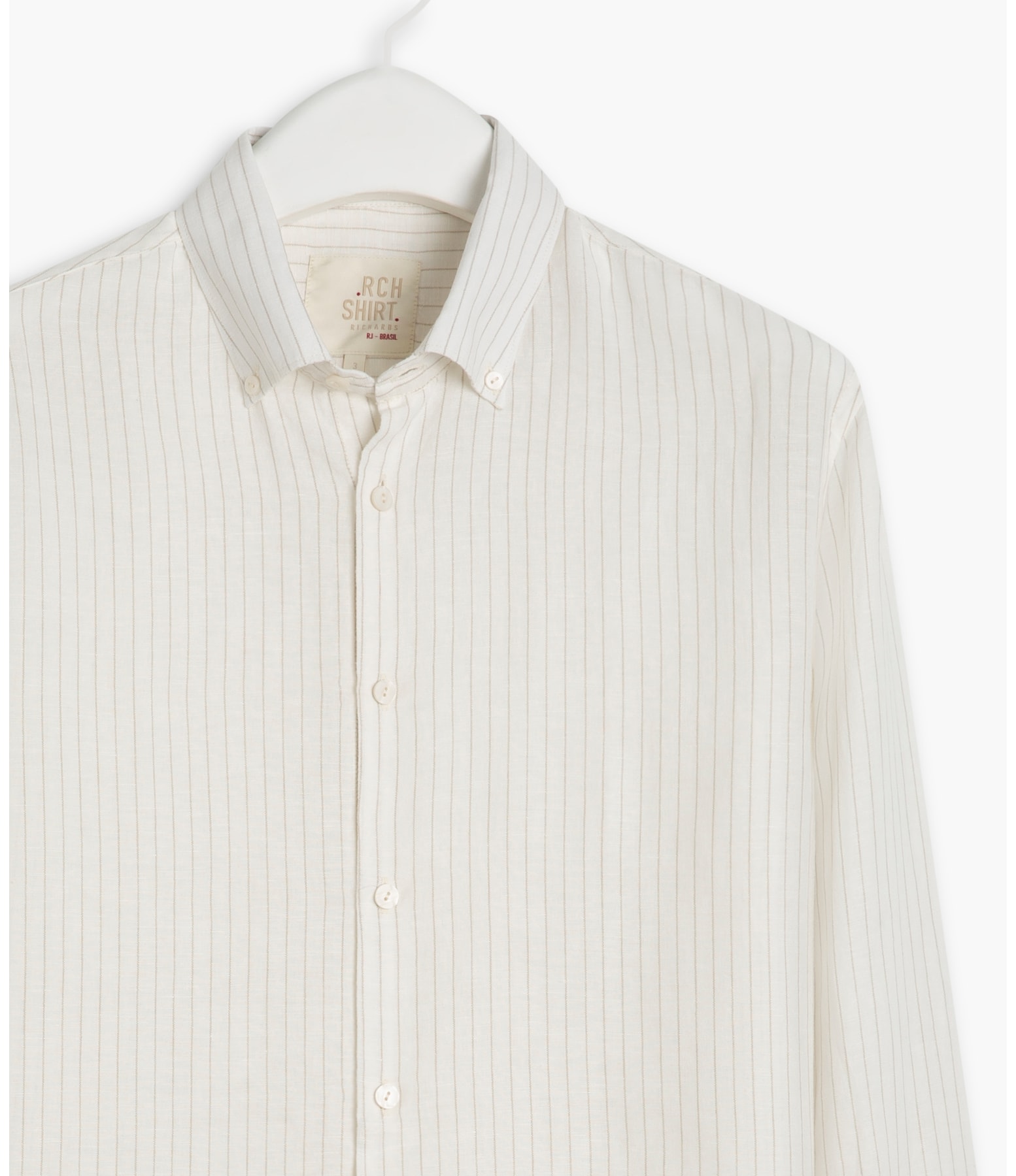 Camisa Linho  Fabrício Natural