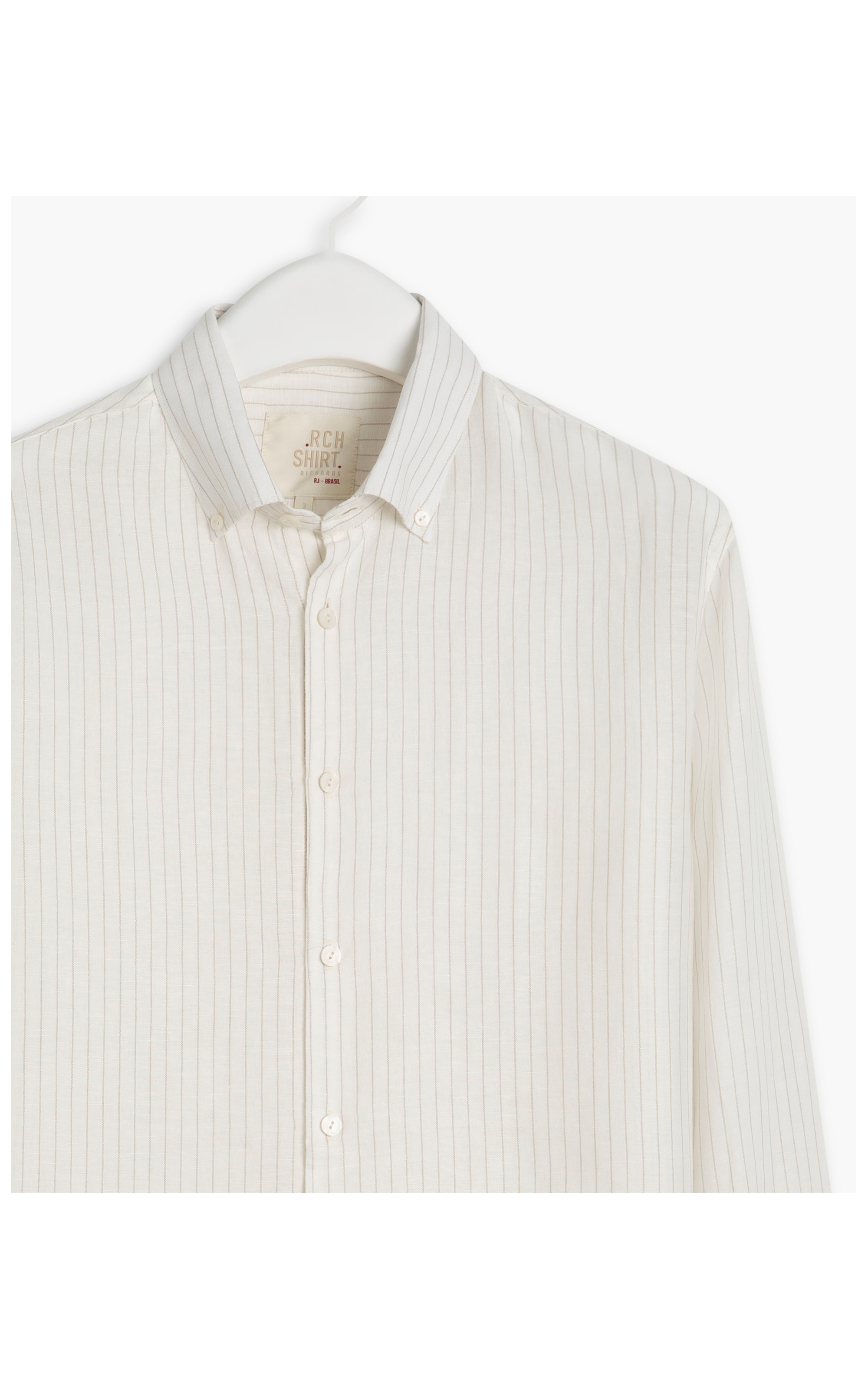 Camisa Linho  Fabrício Natural