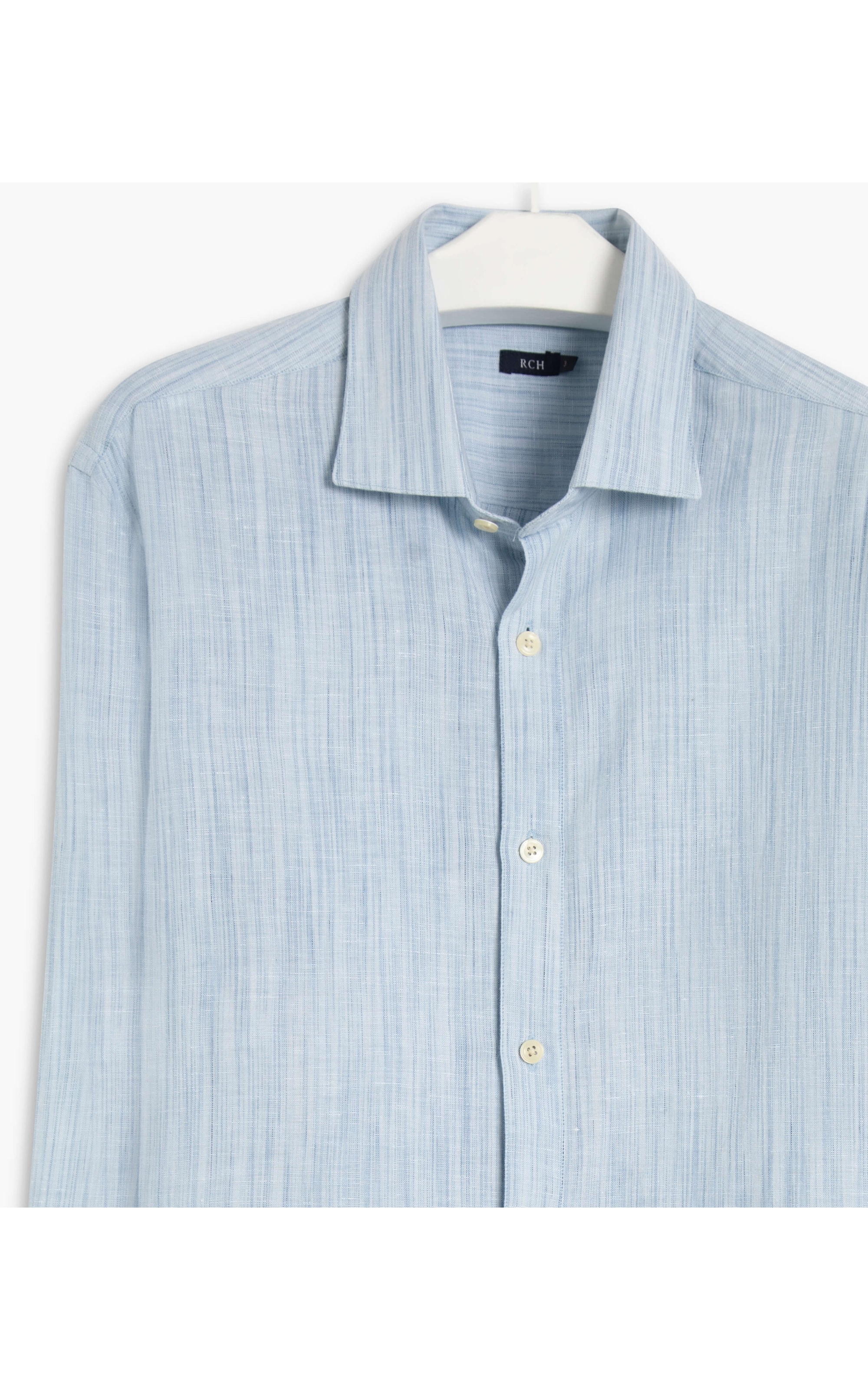 Camisa Linho  Fagner Azul Bic