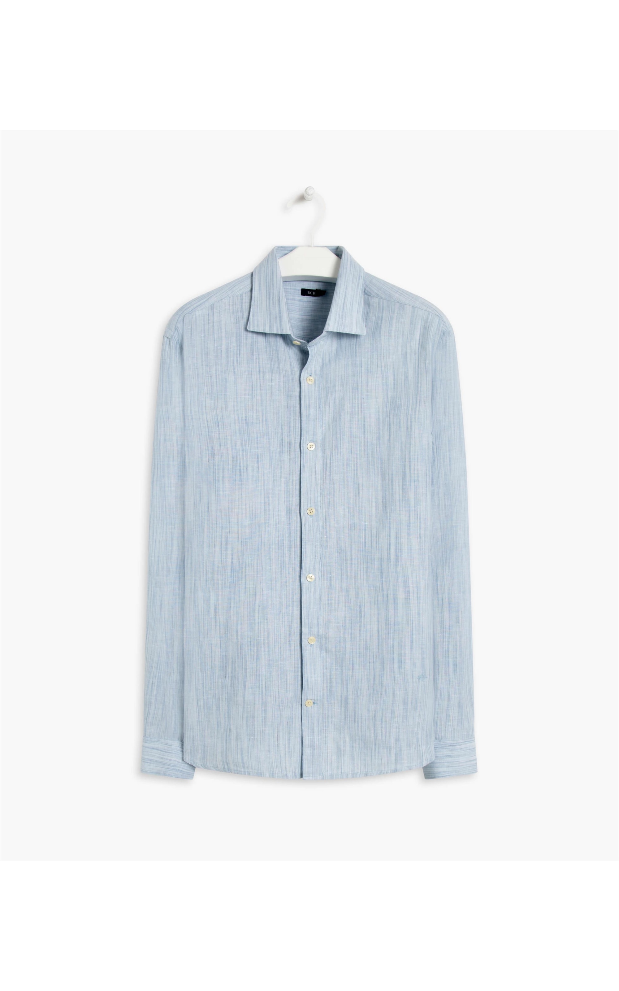 Camisa Linho  Fagner Azul Bic