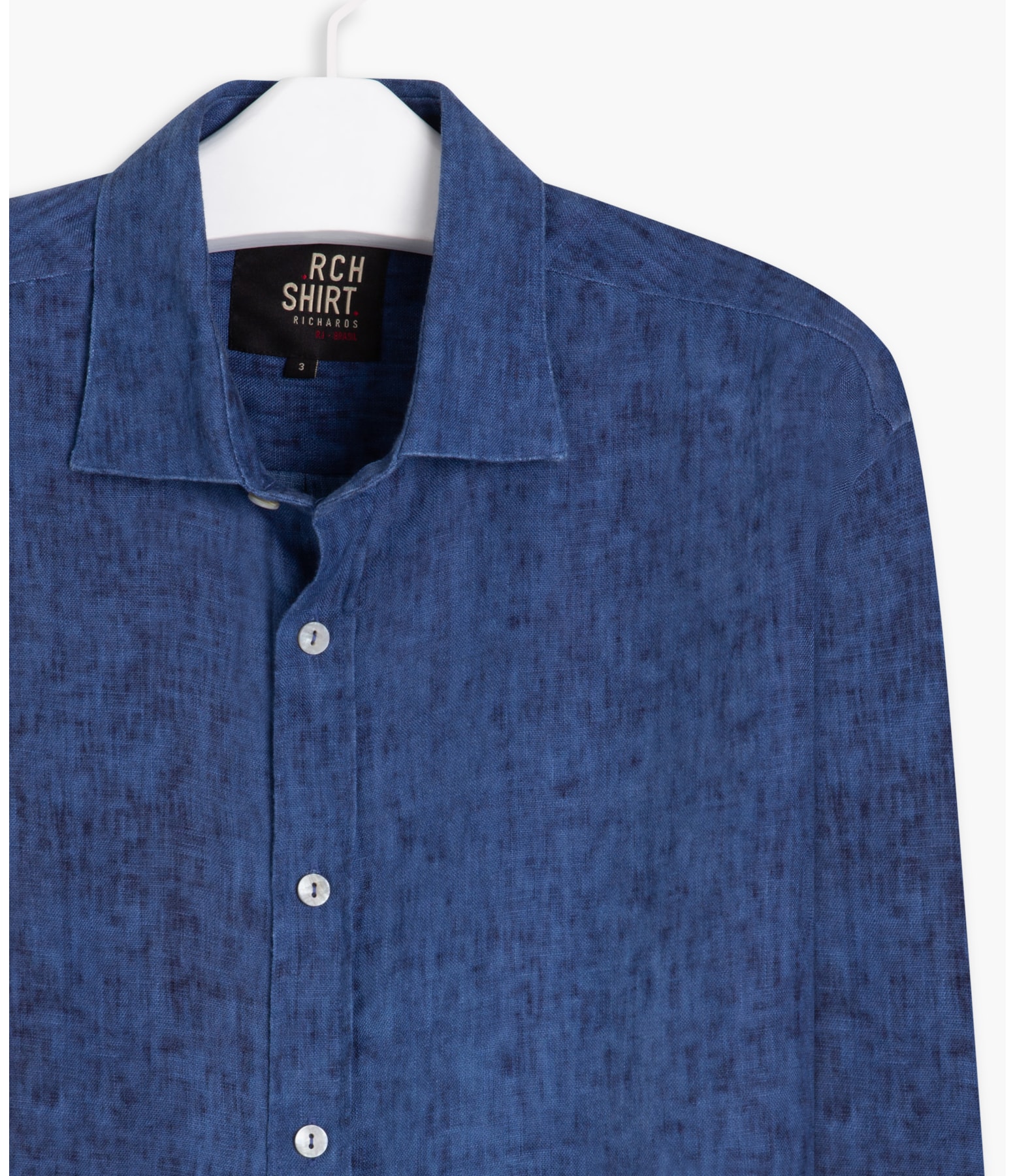 Camisa Linho  Falso Liso Old Purple
