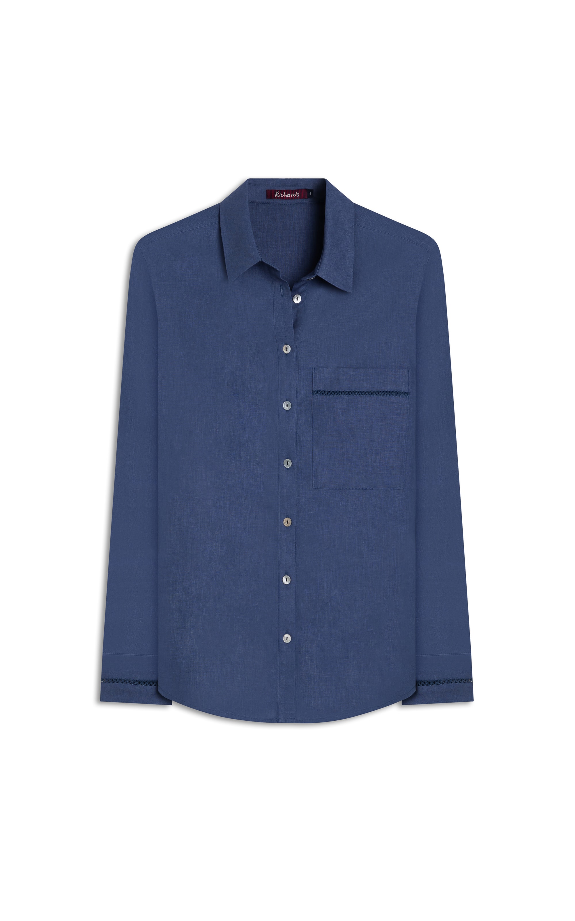 Camisa Linho Fanny Azul Jeans