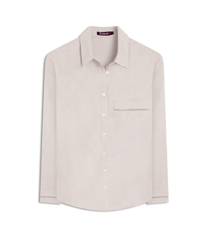 Camisa Linho Fanny Bege