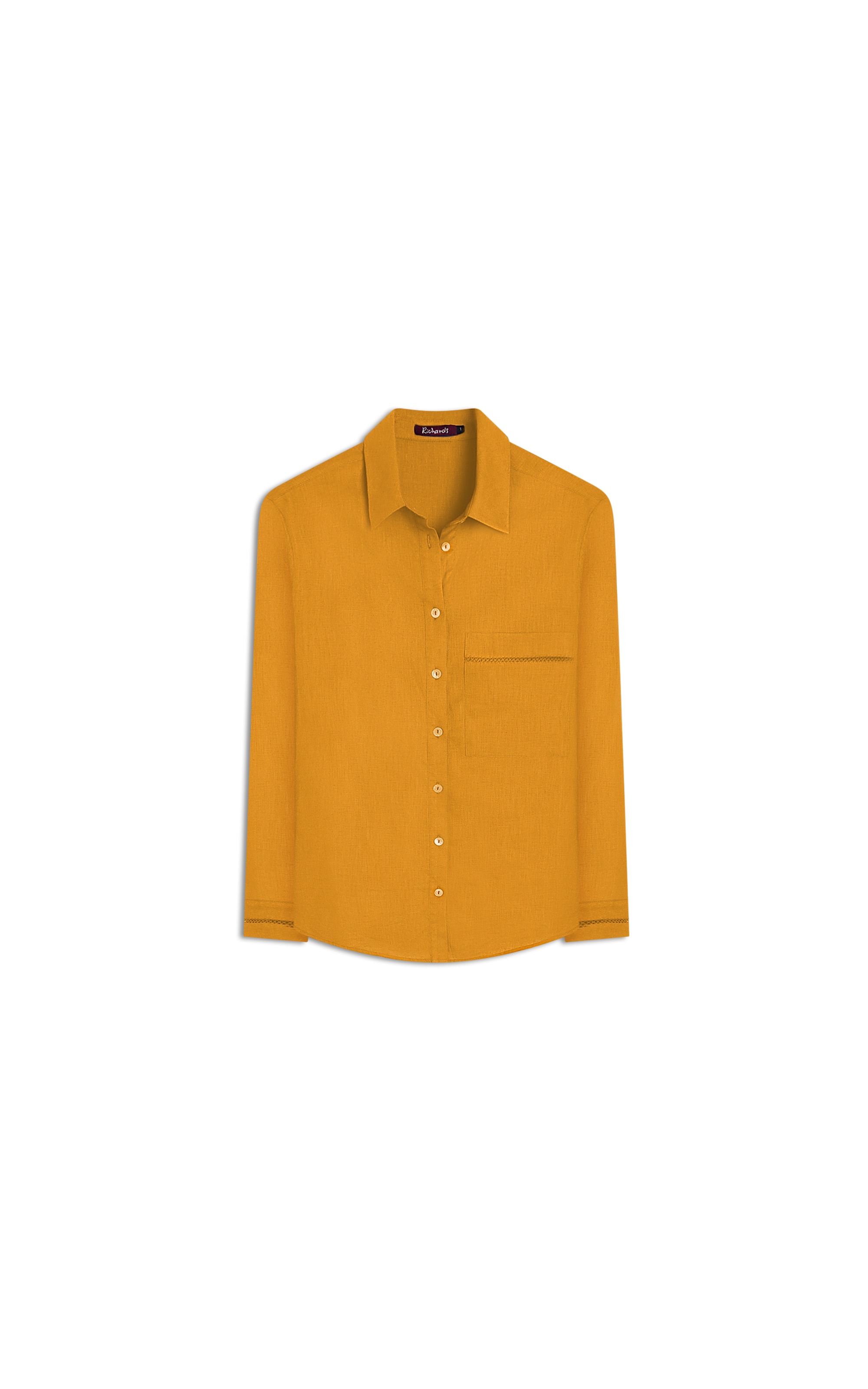 Camisa Linho Fanny Mostarda