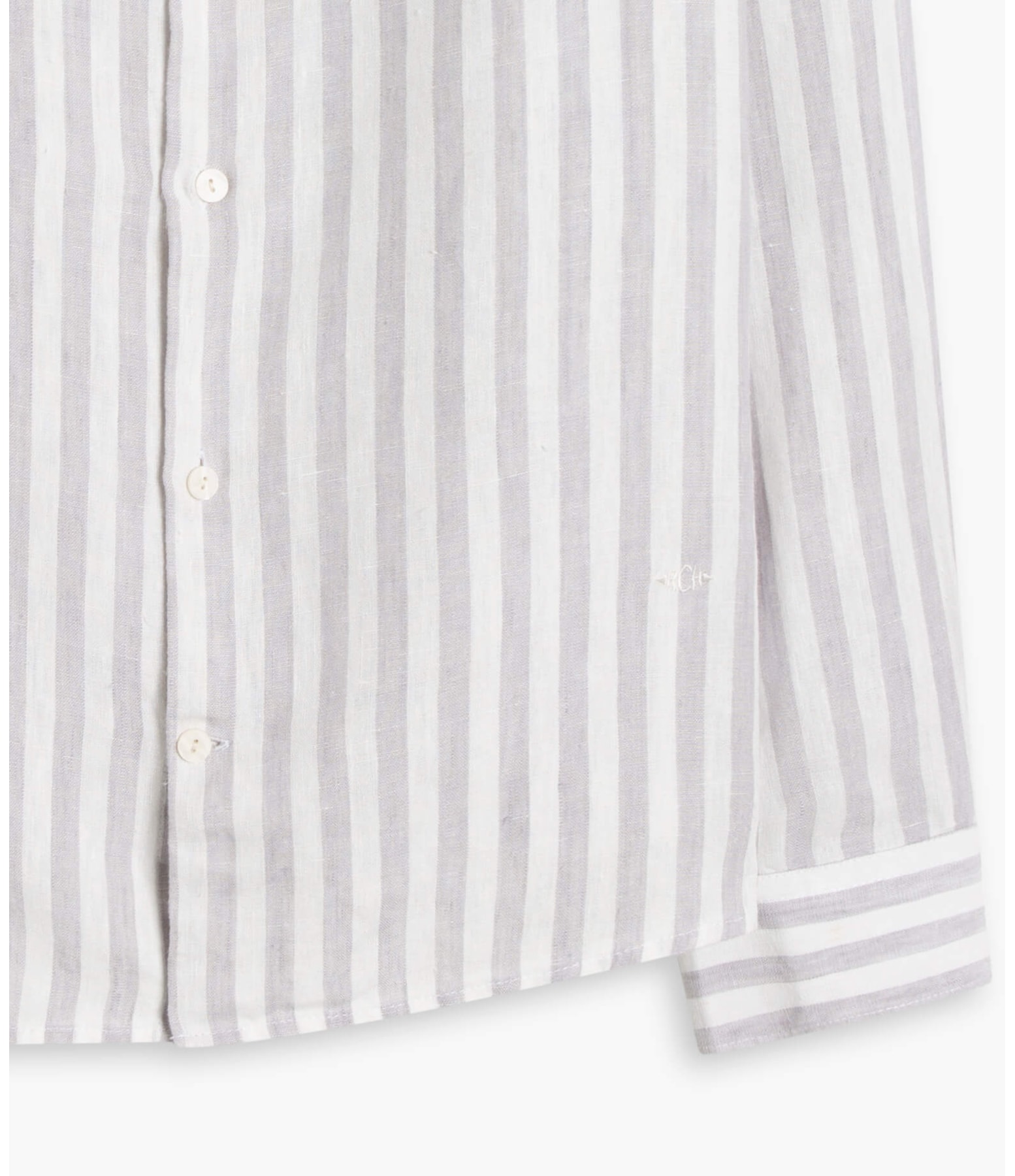 Camisa Linho  Gabriel Cinza Claro