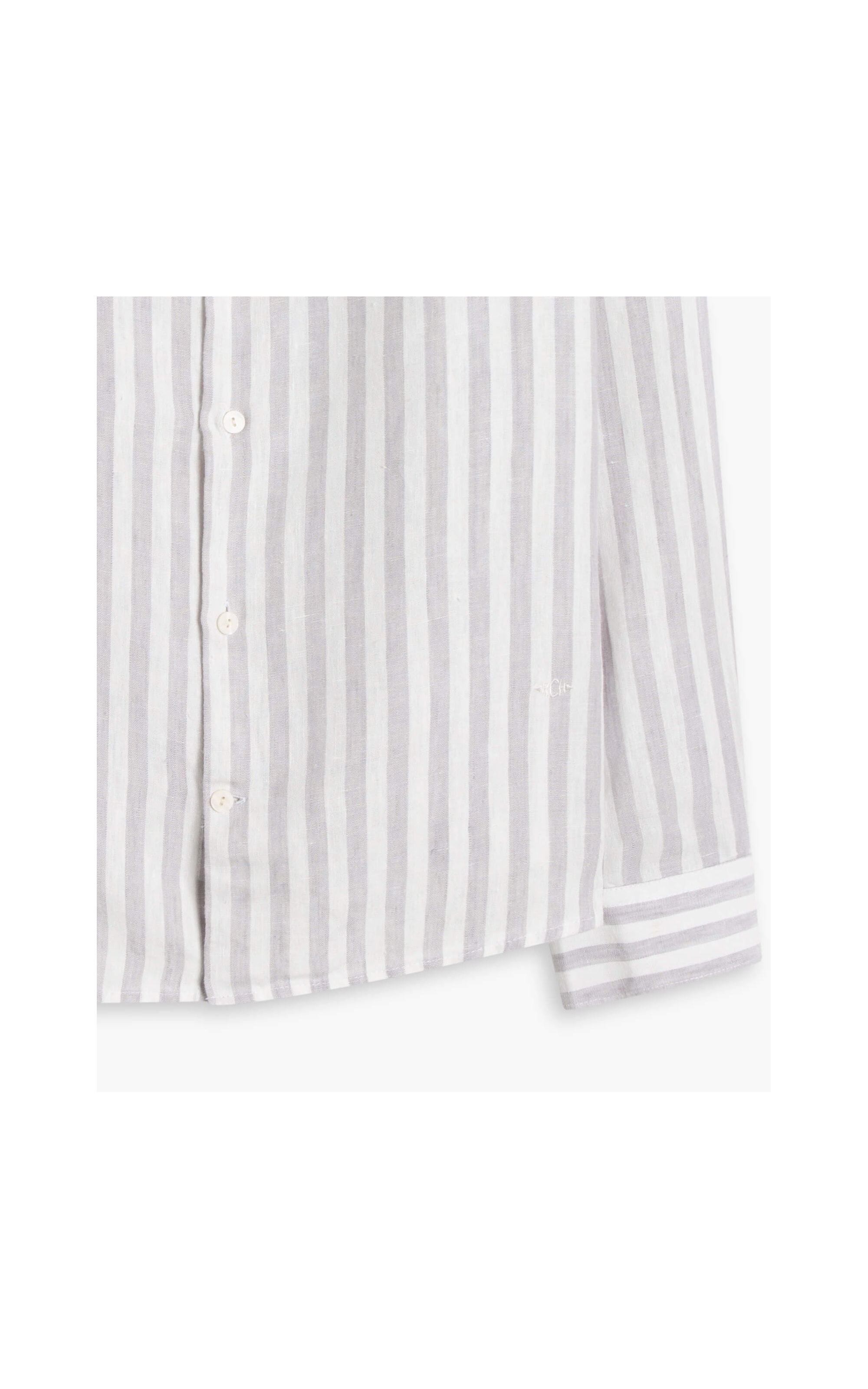 Camisa Linho  Gabriel Cinza Claro