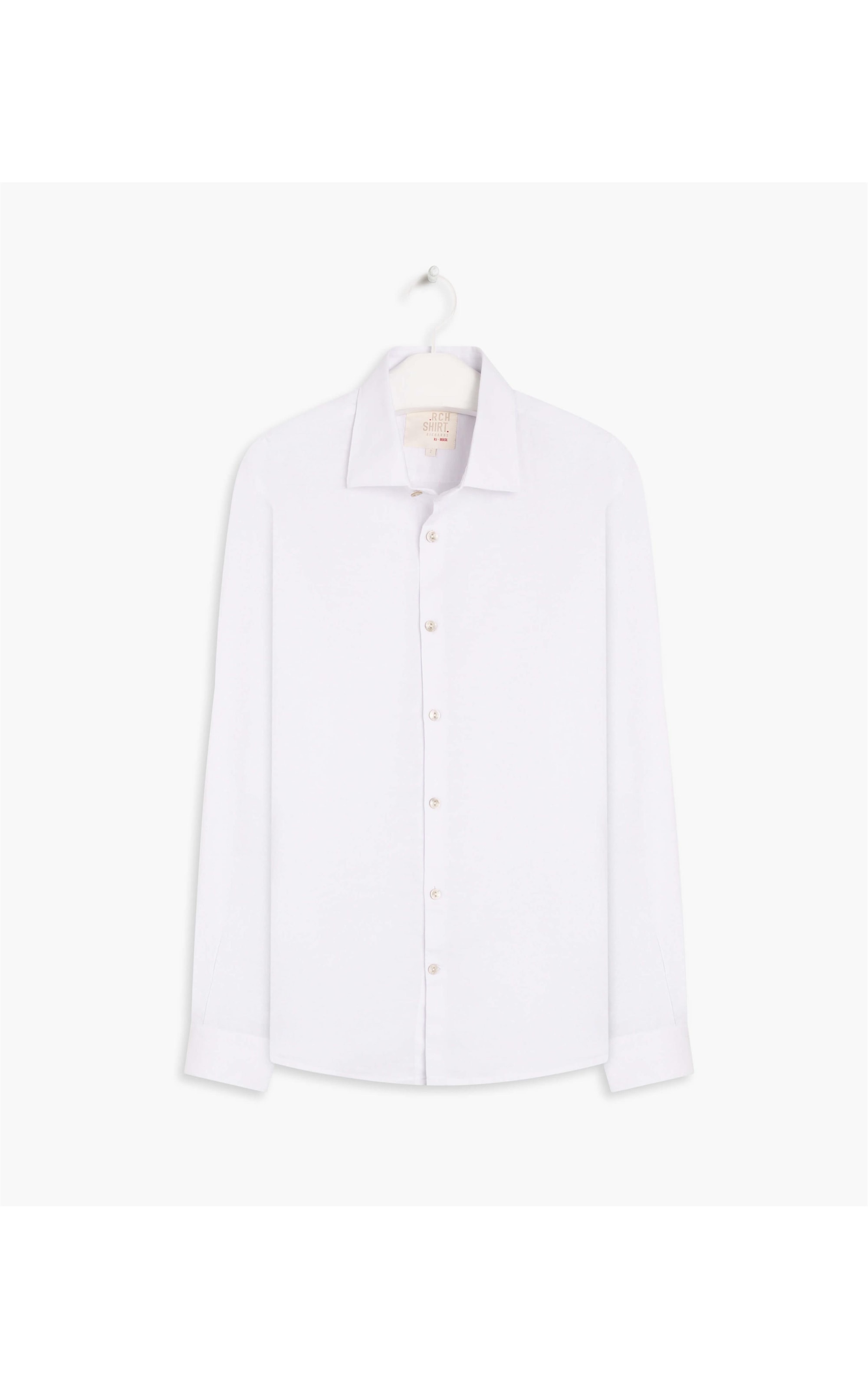 Camisa Linho  Garment Dye Branco