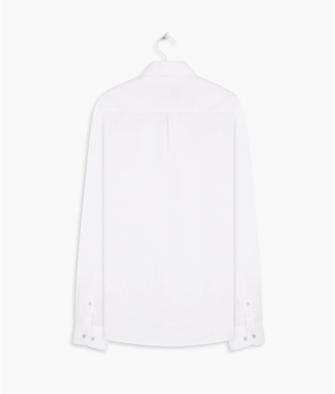 Camisa Linho  Garment Dye Branco