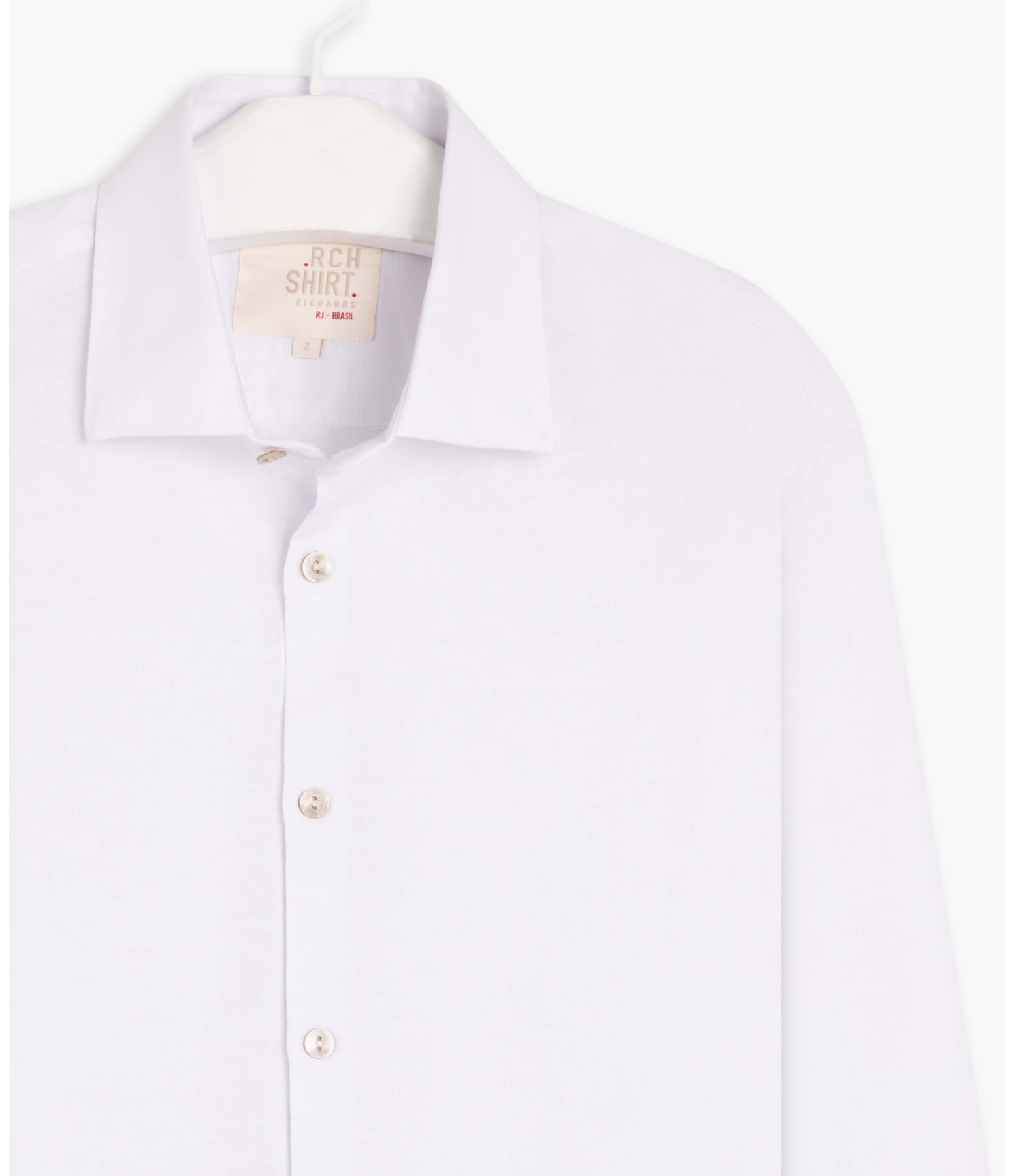 Camisa Linho  Garment Dye Branco