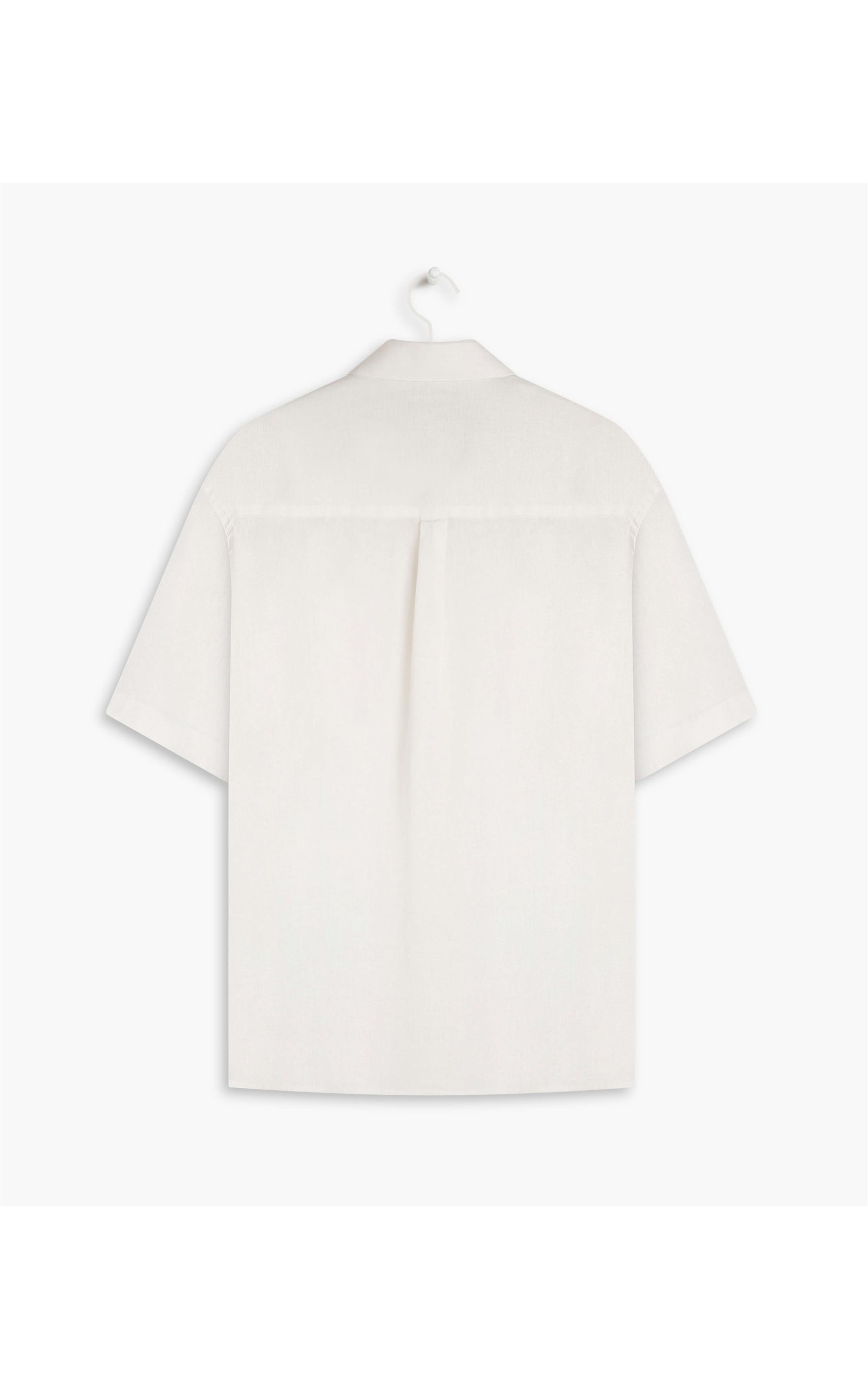 Camisa Linho  Garment Dye Branco