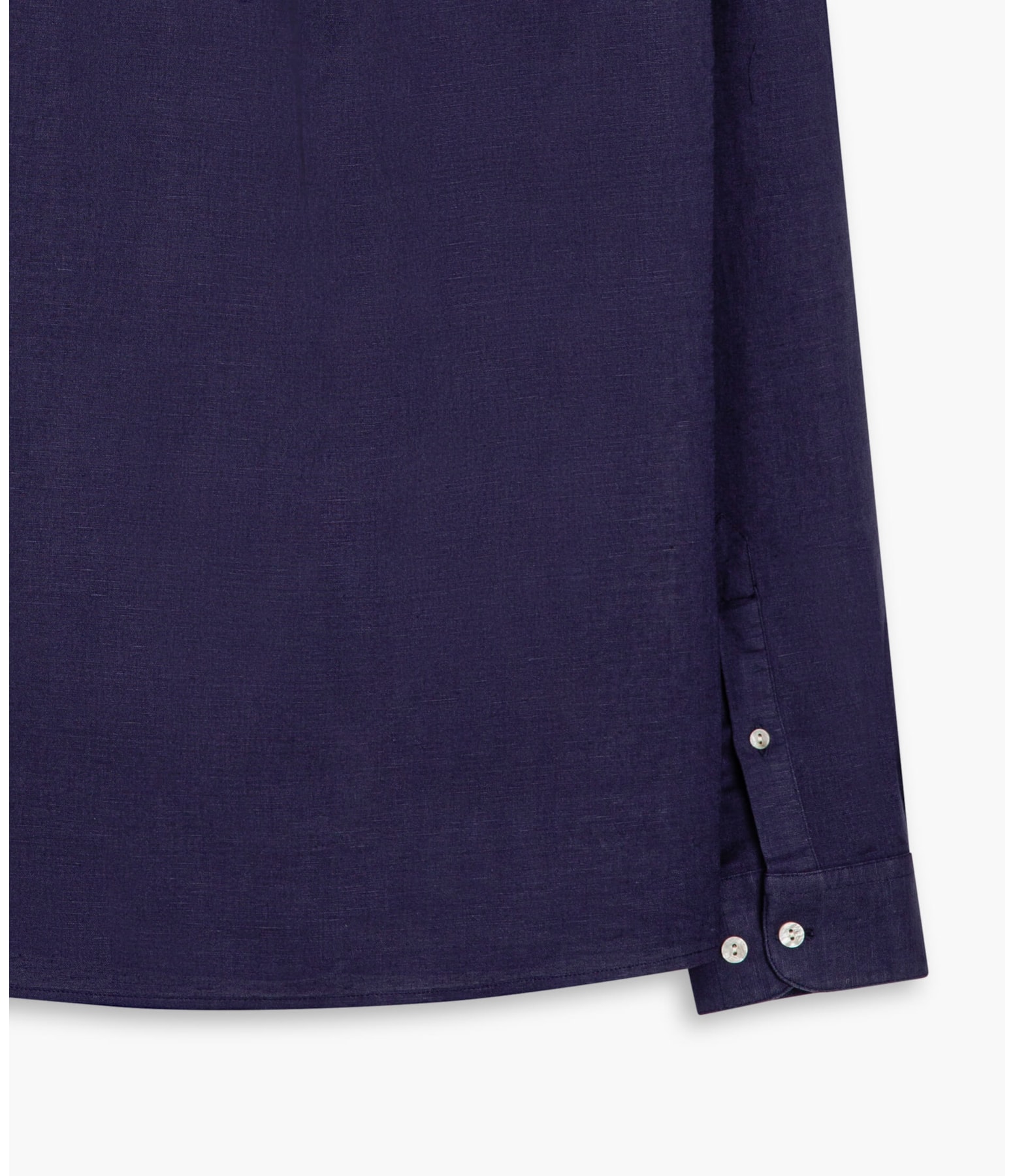 Camisa Linho  Garment Dye Dark Navy
