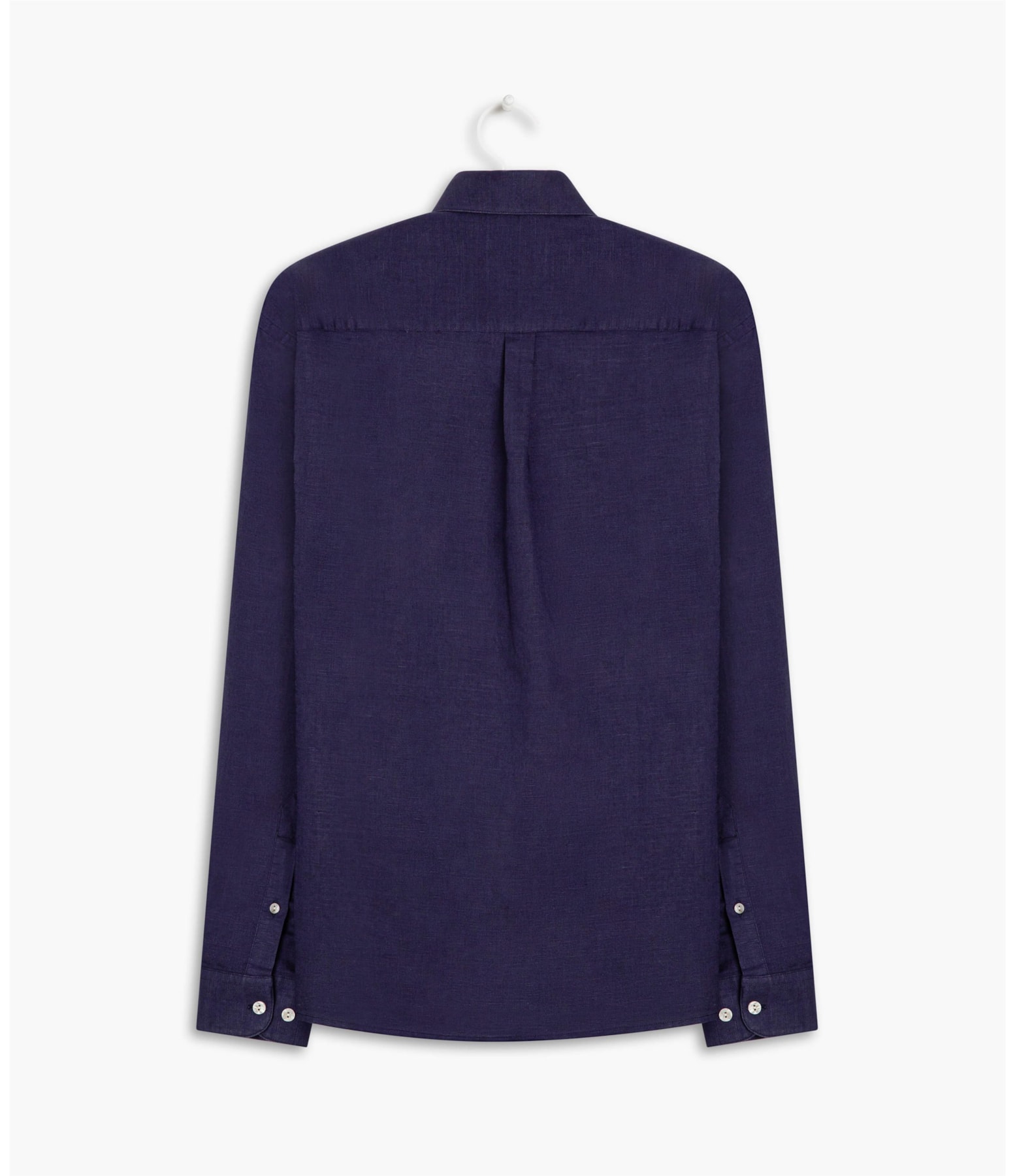 Camisa Linho  Garment Dye Dark Navy
