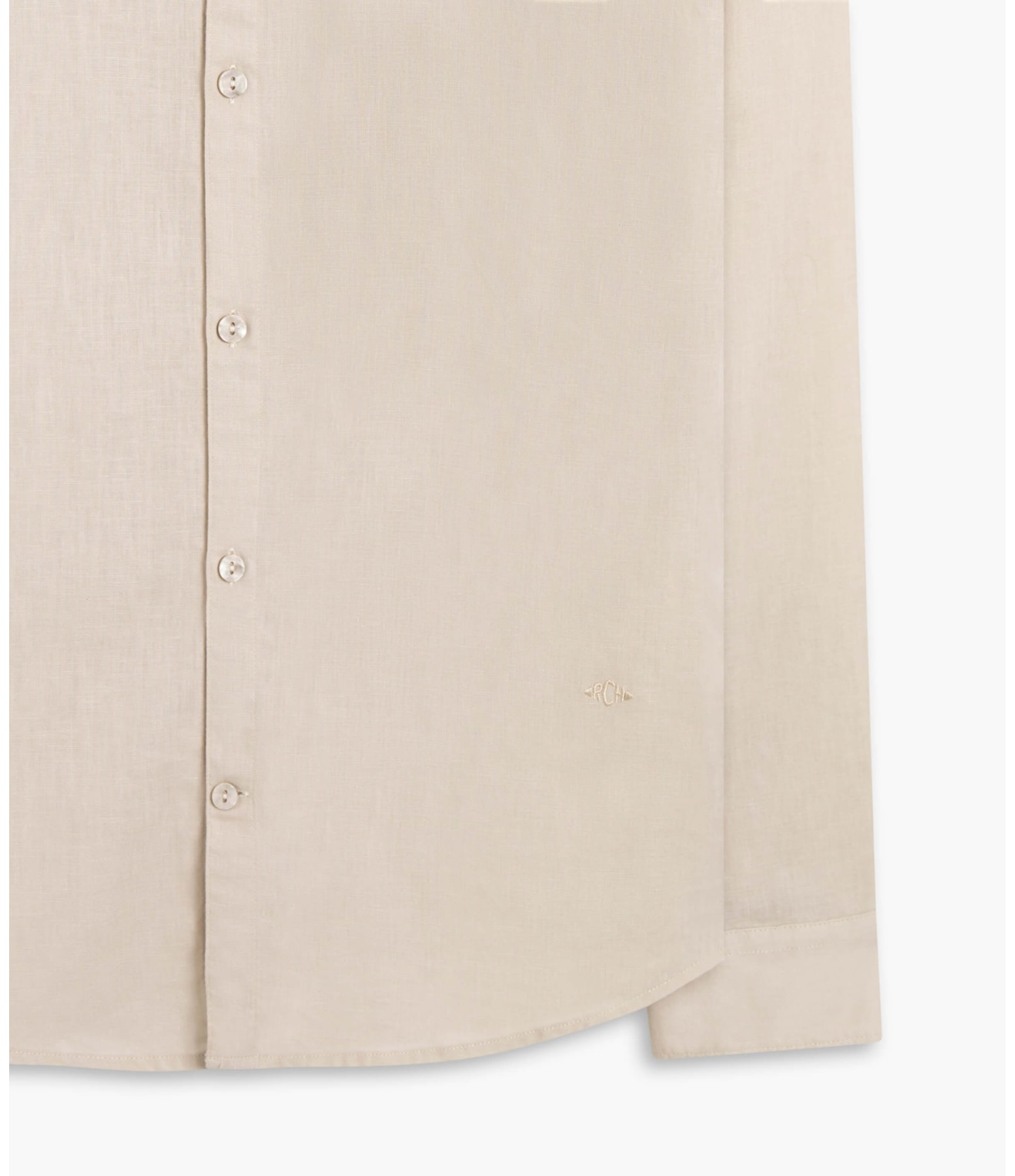 Camisa Linho  Garment Dye Natural