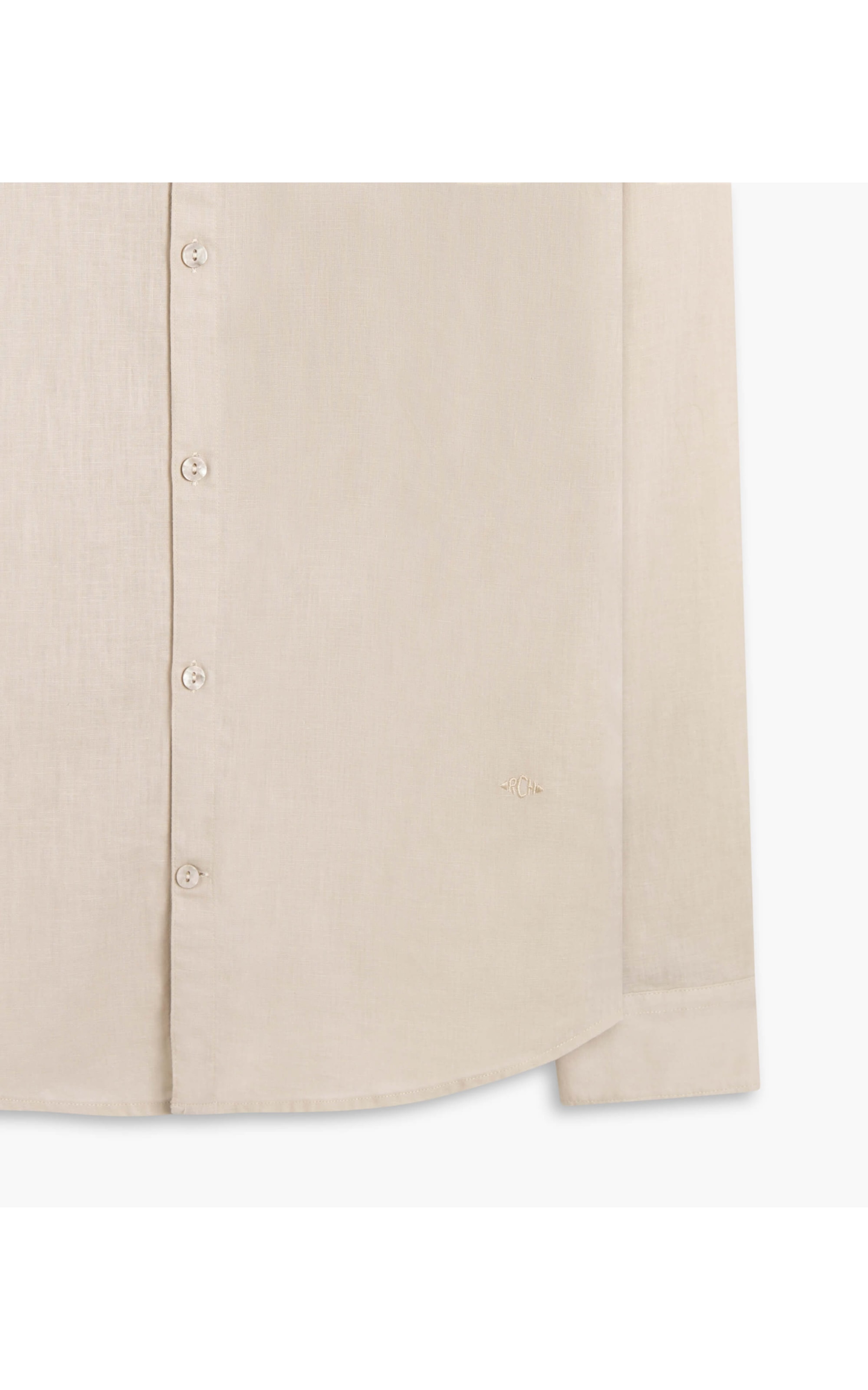 Camisa Linho  Garment Dye Natural