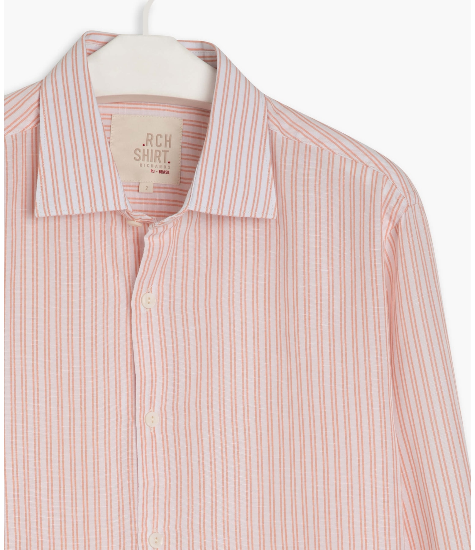 Camisa Linho  Gaspar Laranja