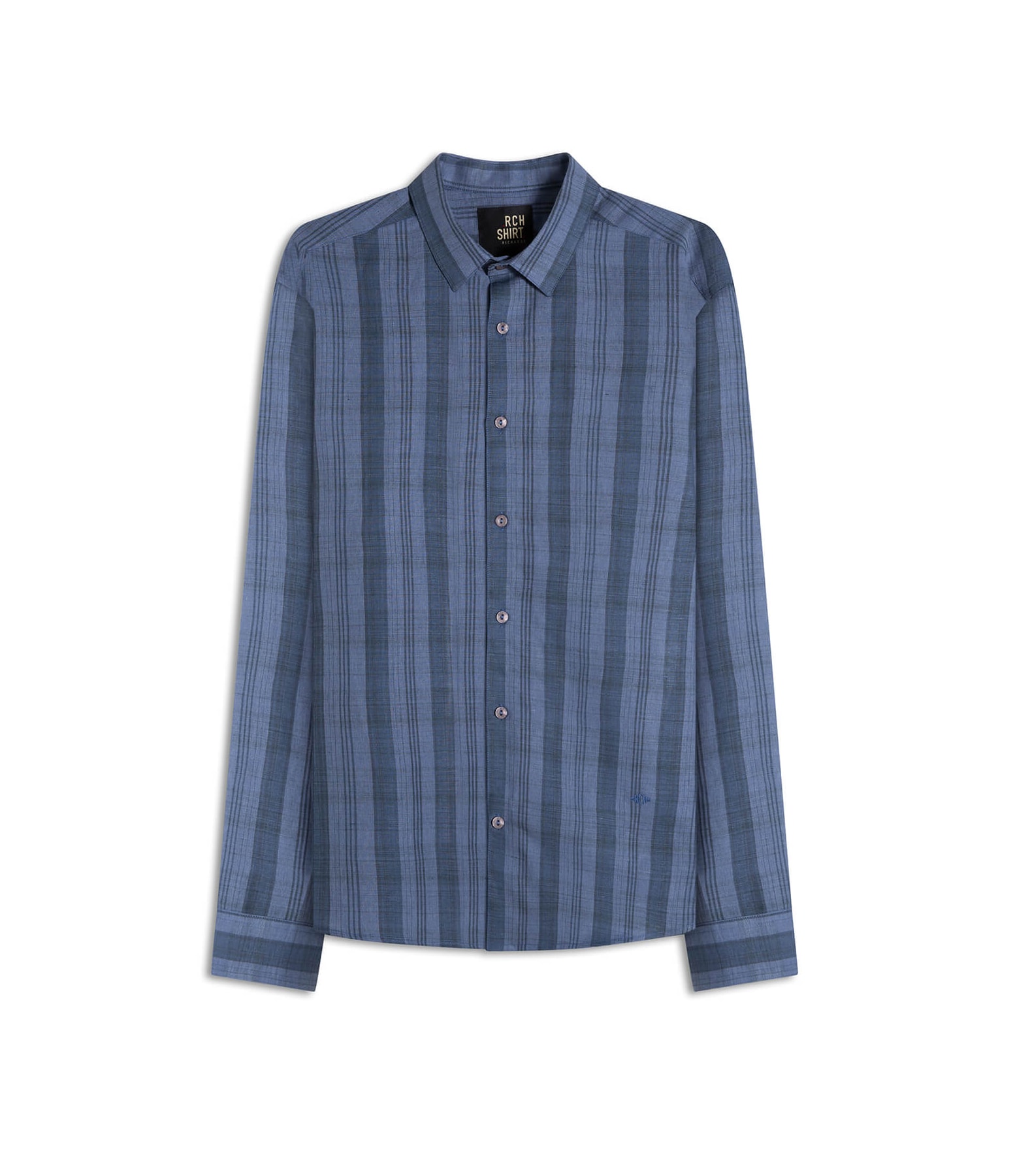 Camisa Linho  Giovane Azul Jeans