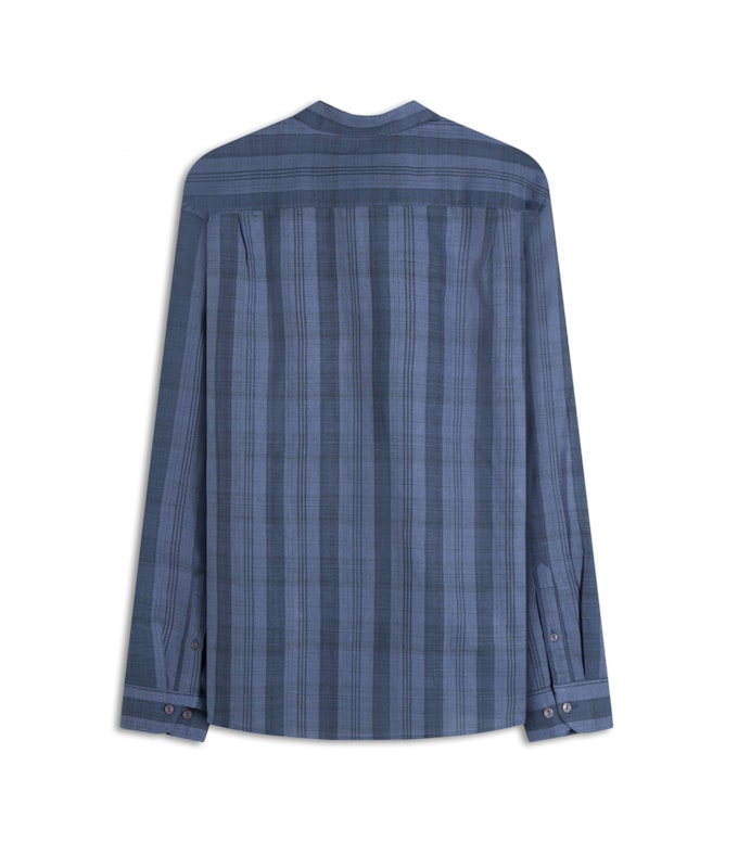Camisa Linho  Giovane Azul Jeans