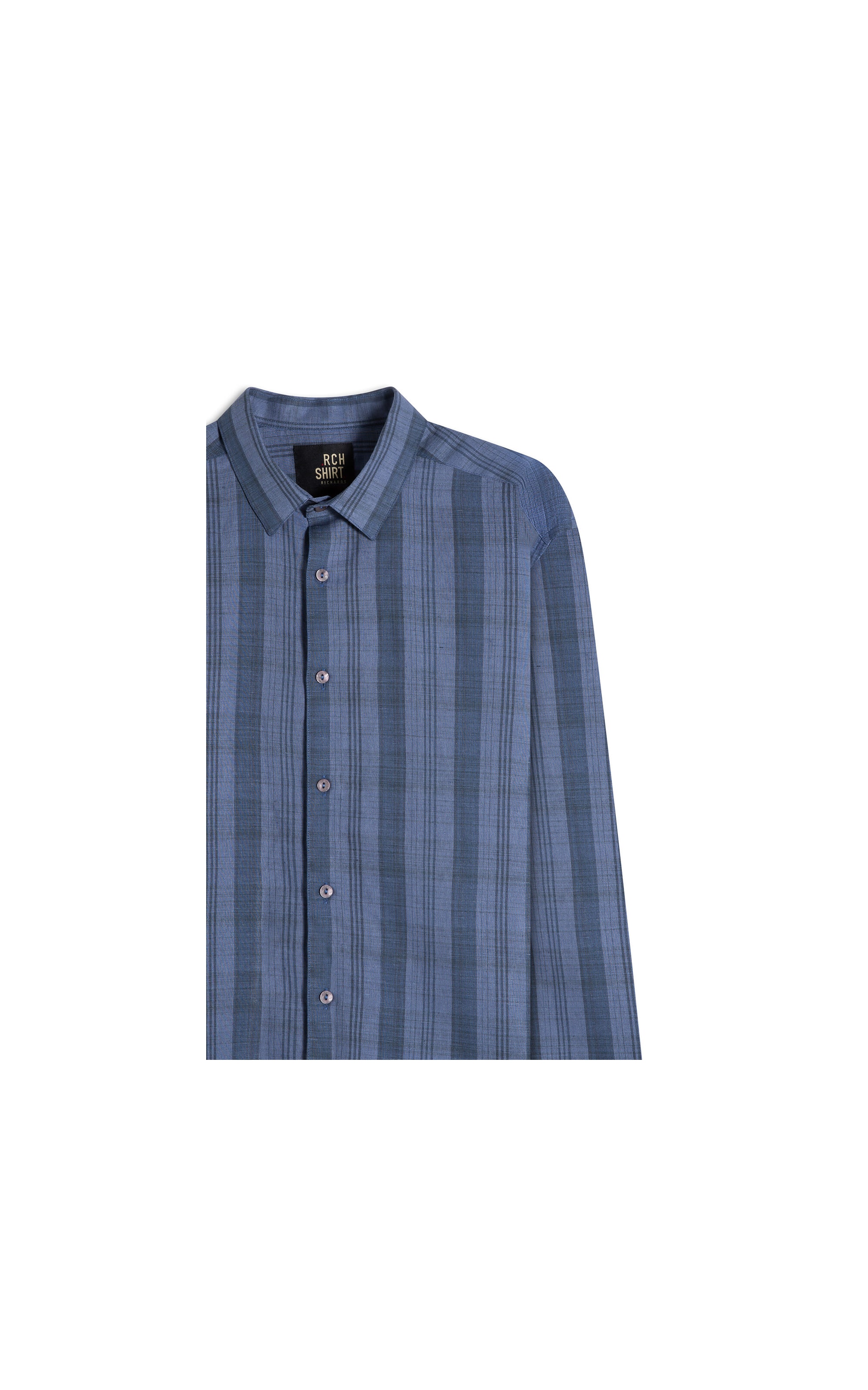 Camisa Linho  Giovane Azul Jeans