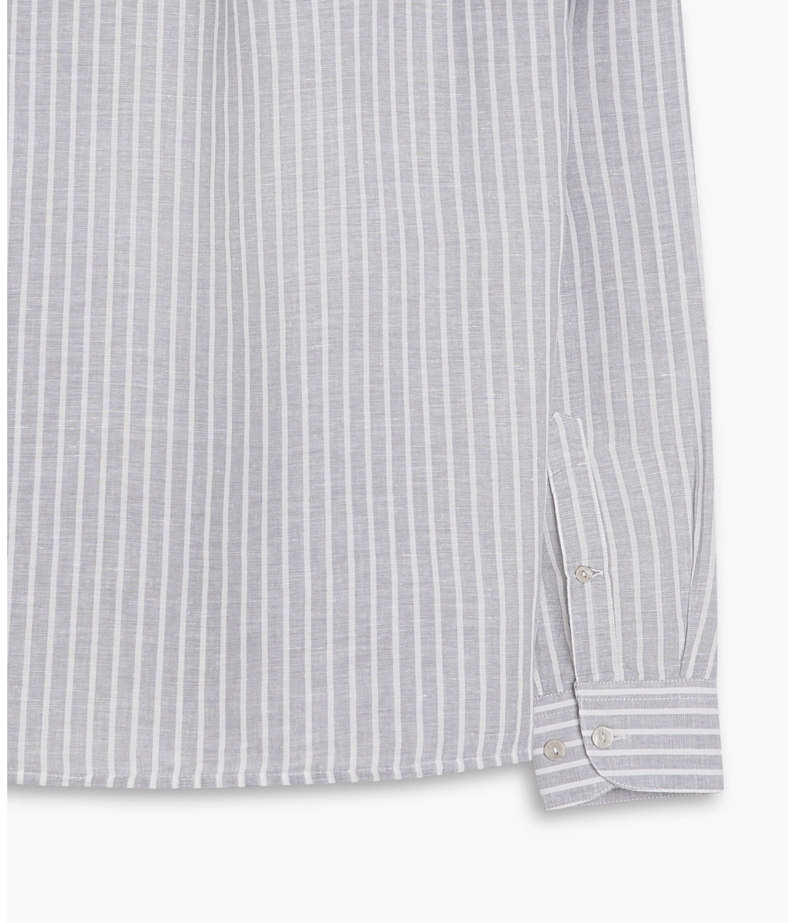 Camisa Linho  Gustavo Cinza Claro