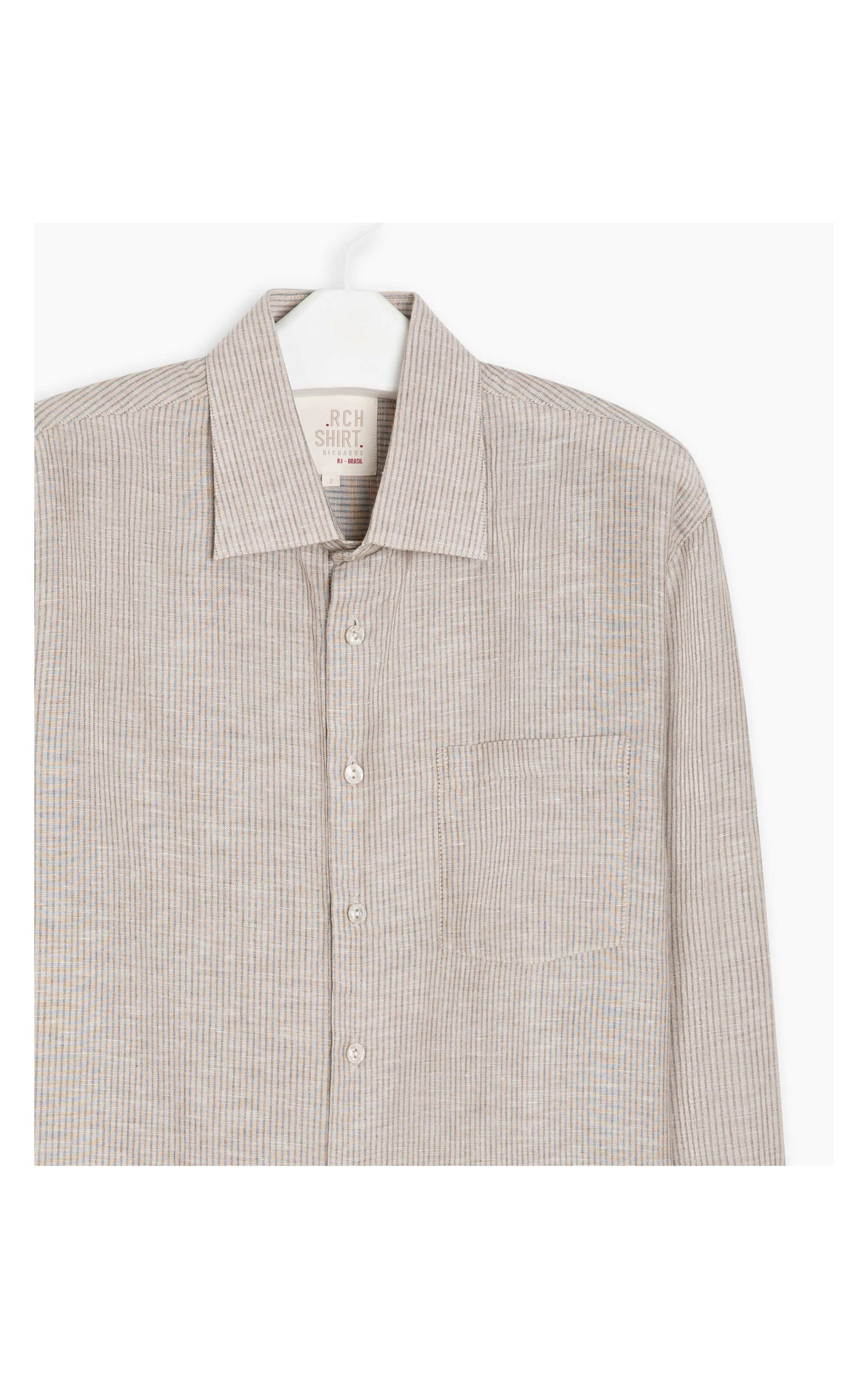 Camisa Linho  Henrique Natural