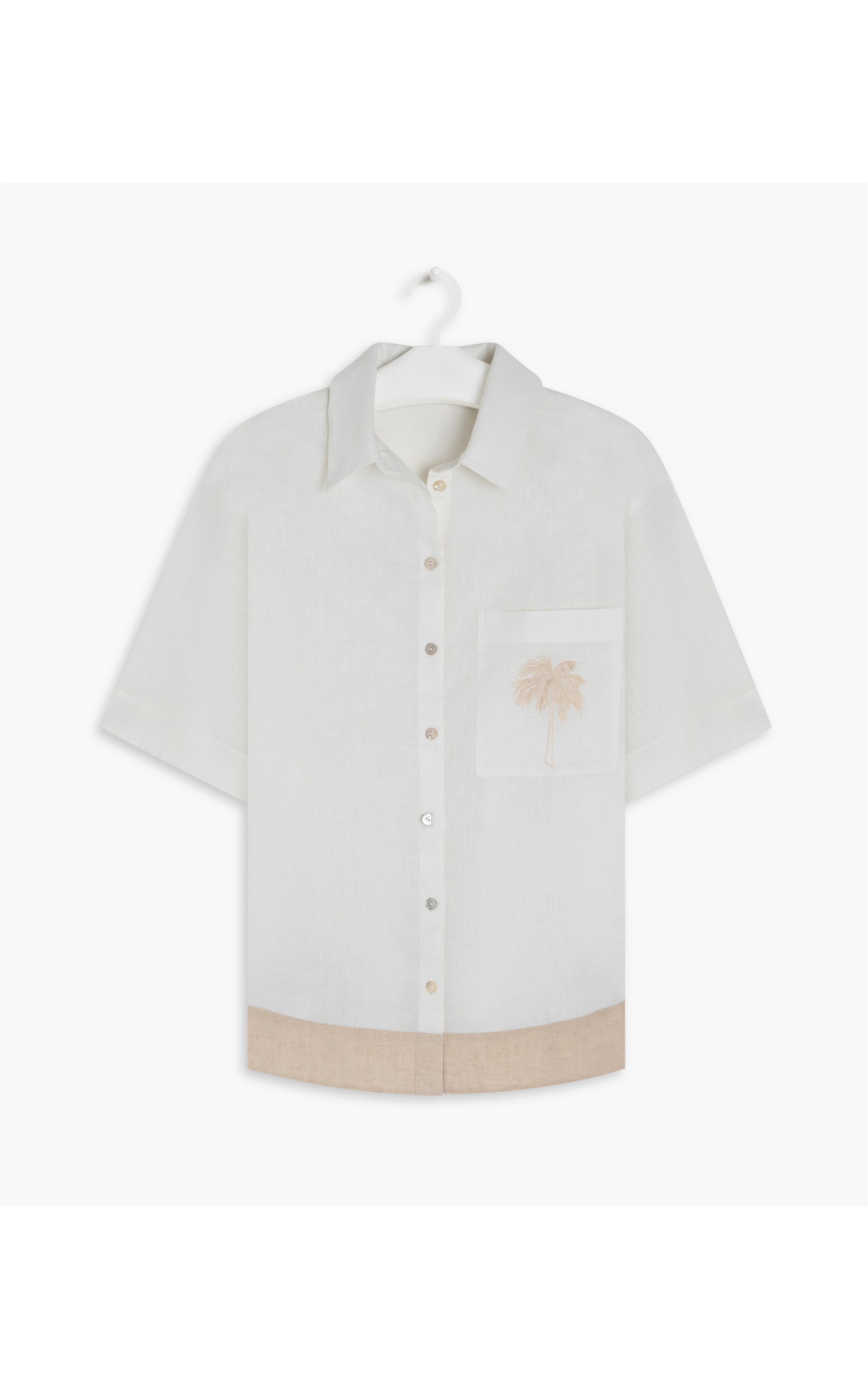 Camisa Linho  Ingrid Branco