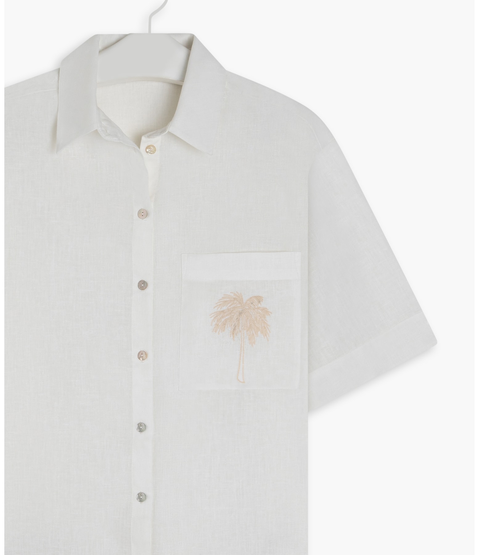 Camisa Linho  Ingrid Branco