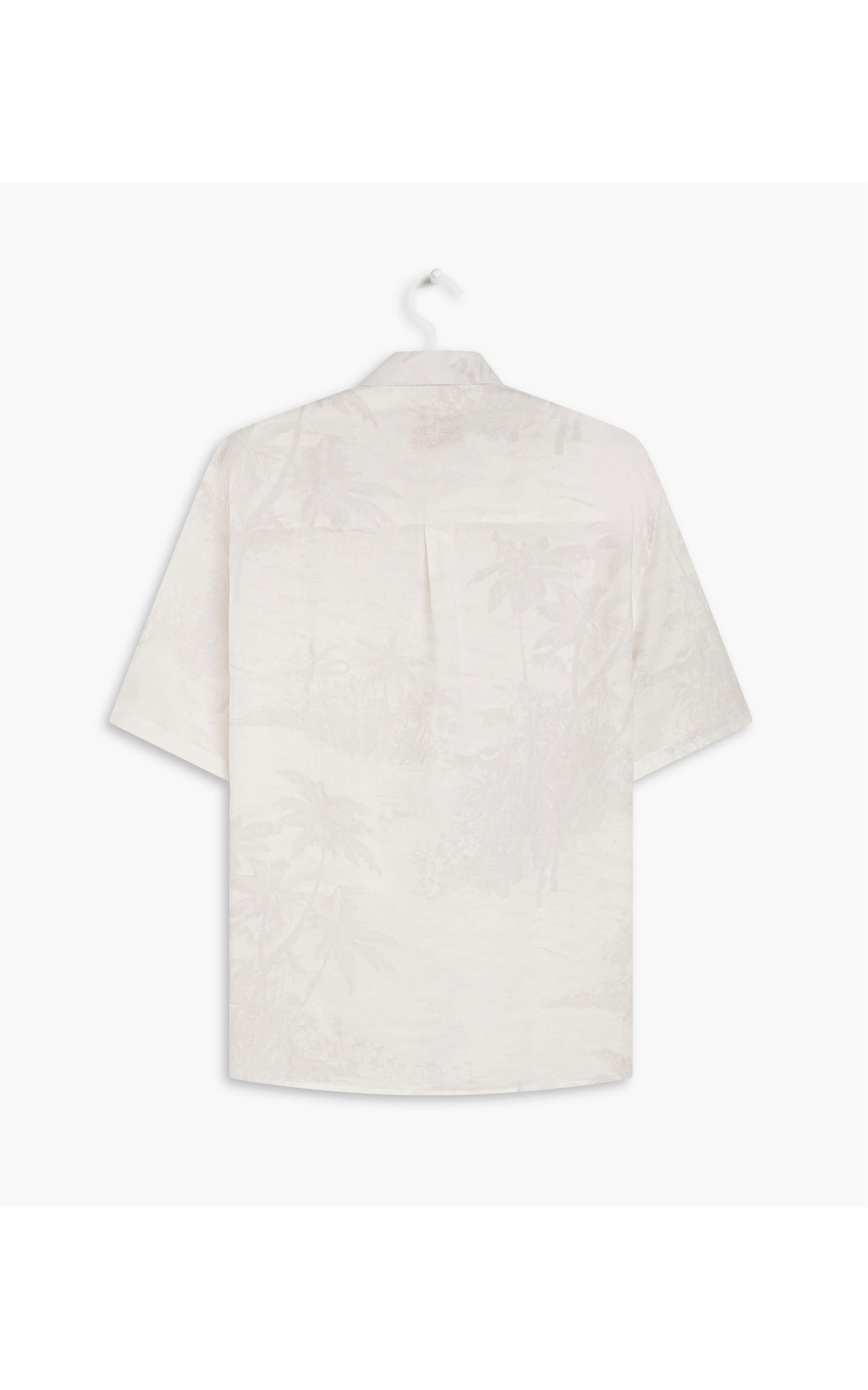 Camisa Linho  Island Cinza Claro