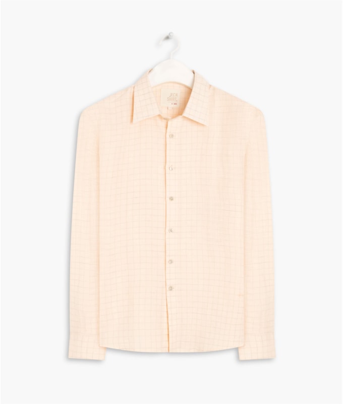 Camisa Linho  Itália Coral