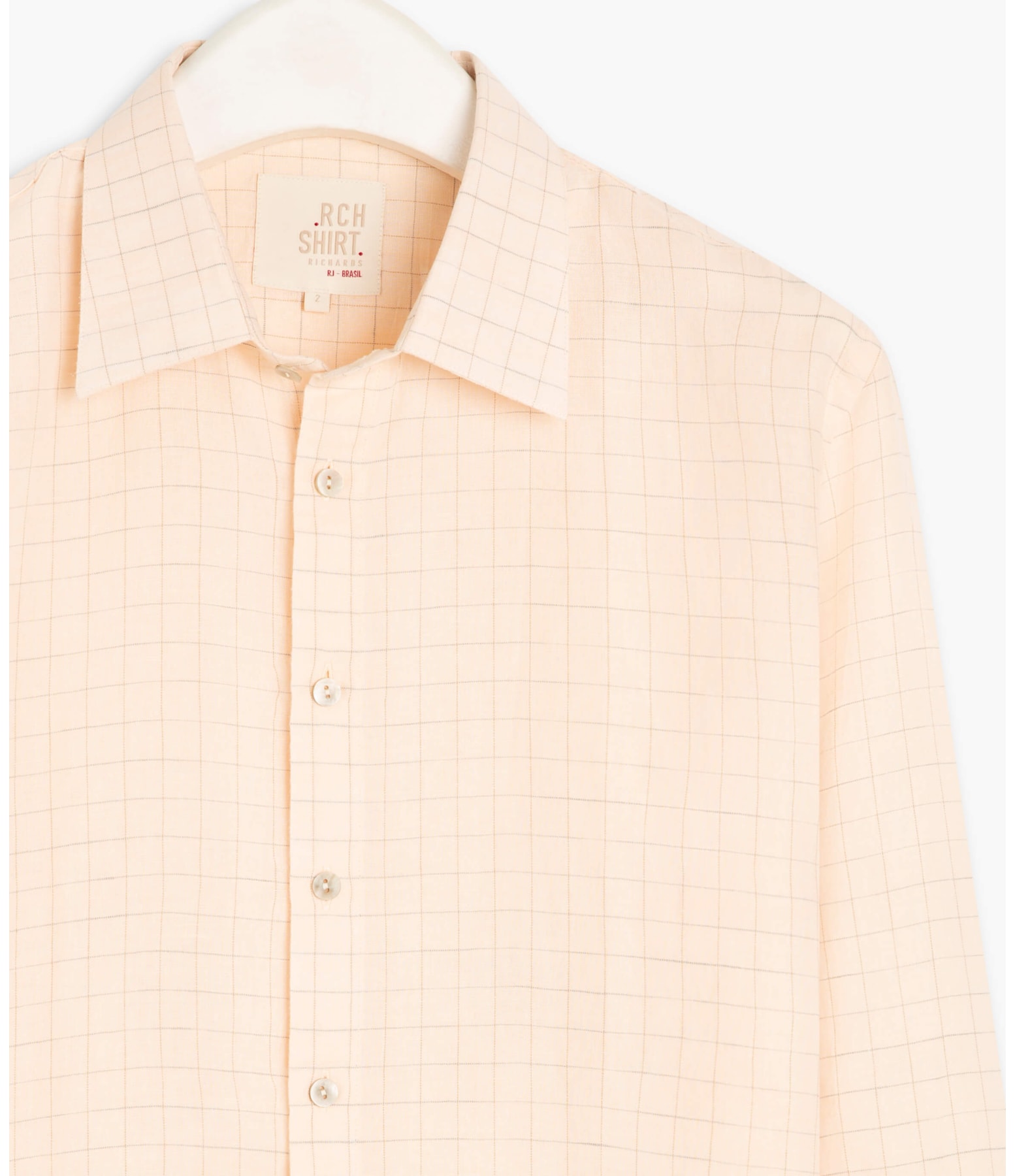 Camisa Linho  Itália Coral