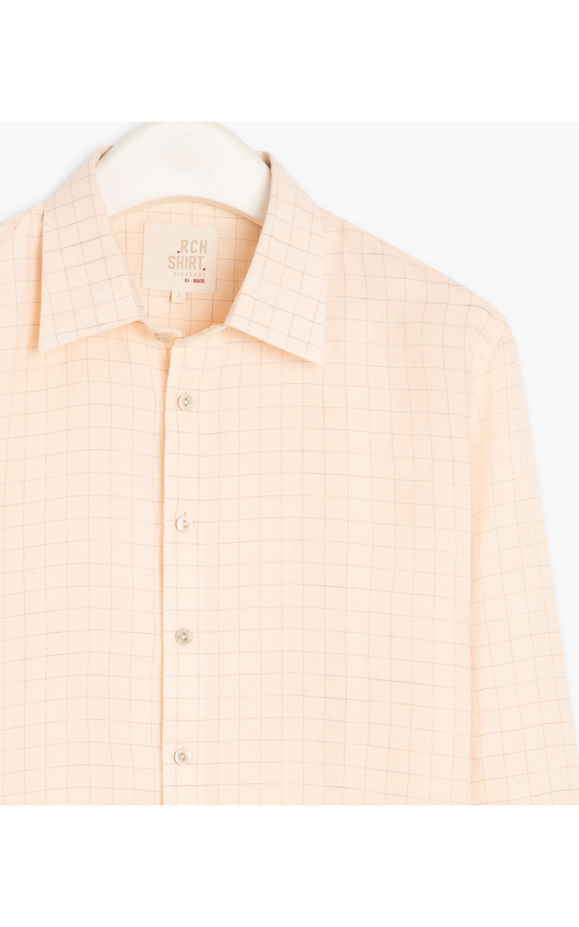 Camisa Linho  Itália Coral