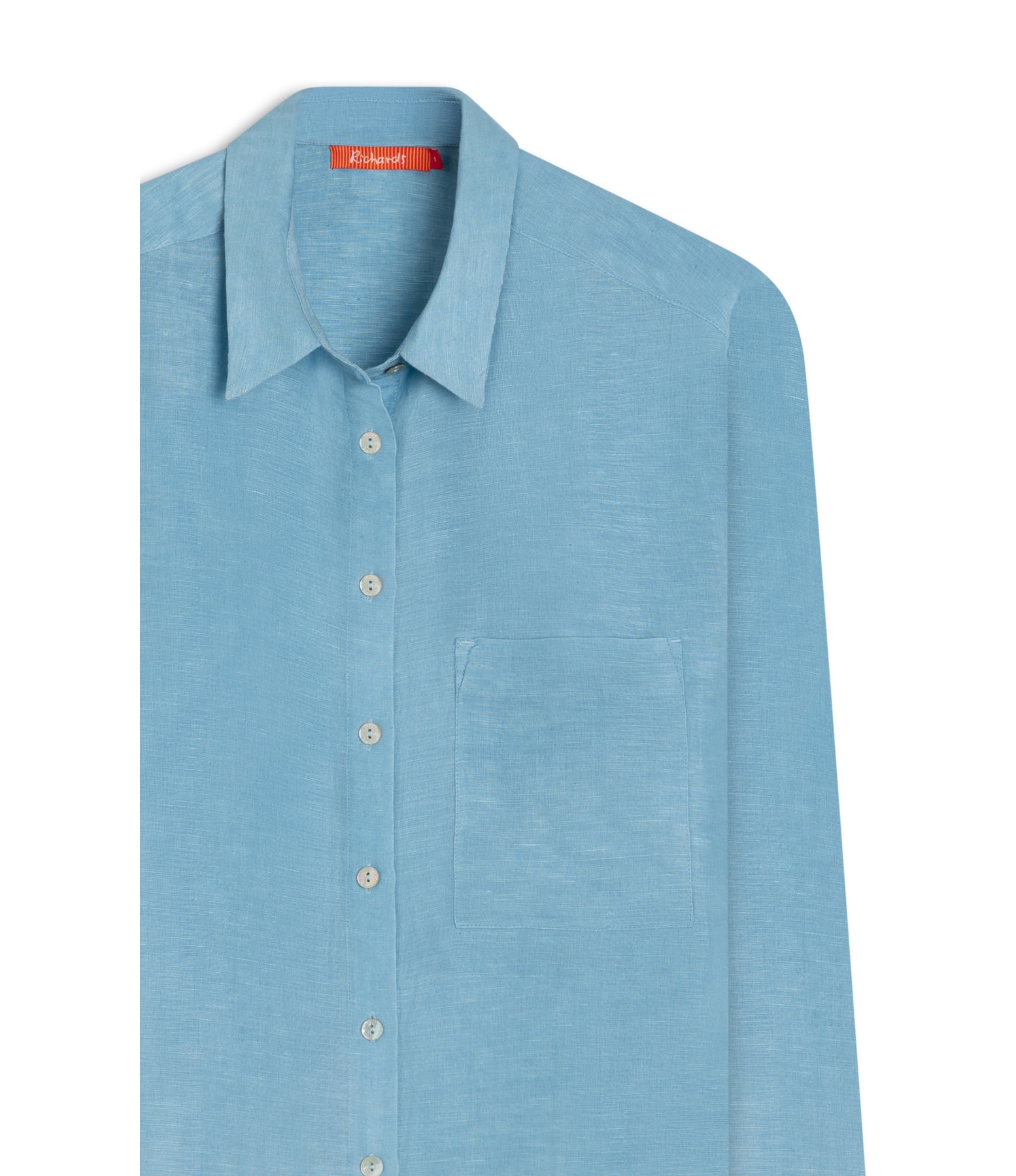 Camisa Linho  Jade Azul Claro